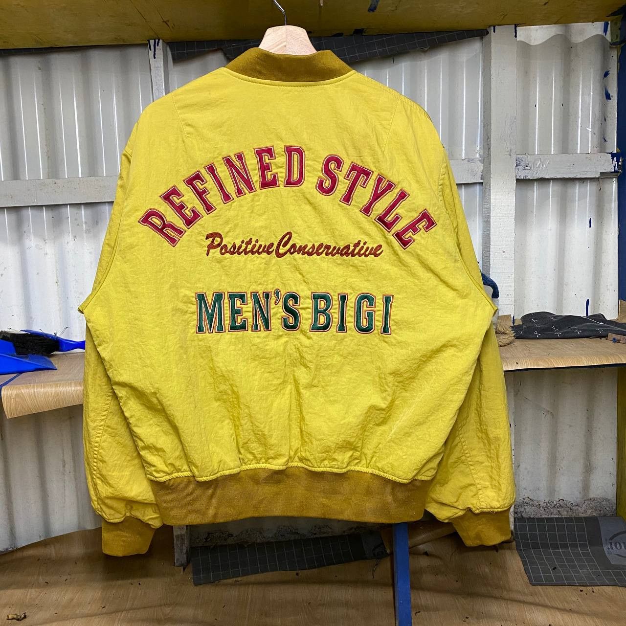 BIGI Vintage MEN'S BIGI Flight Jacket Size US L / EU 52-54 / 3 - 1 Thumbnail