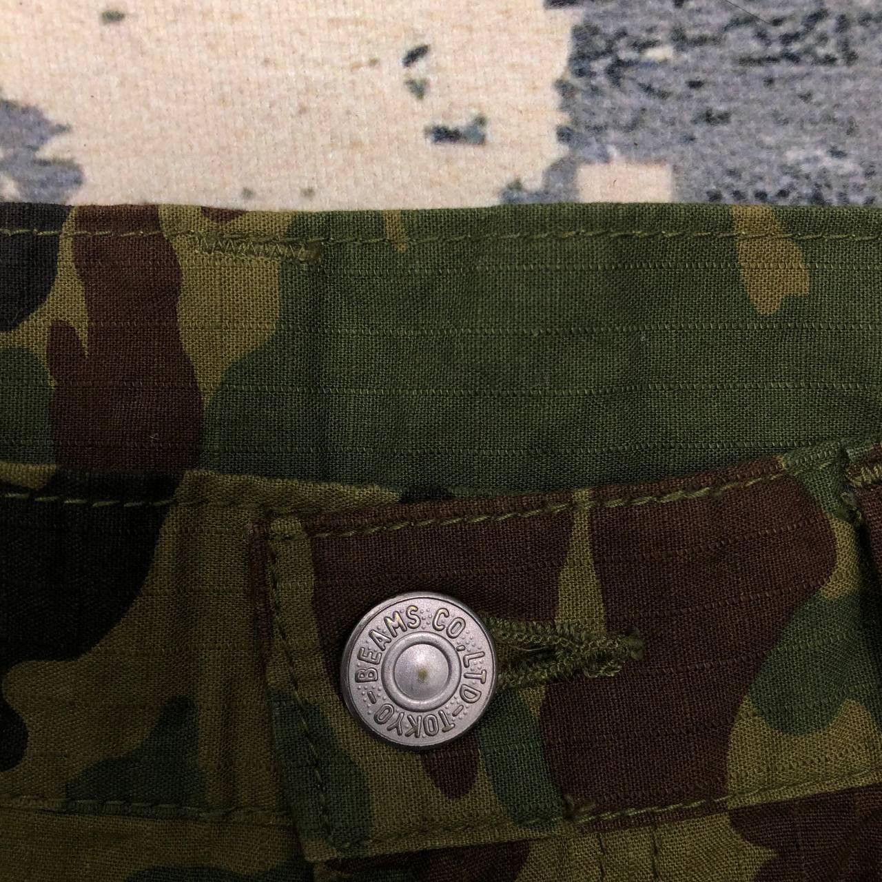Beams Plus P512 BEAMS TOKYO RIPSTOP ARMY CAMO PANTS Size US 34 / EU 50 - 6 Thumbnail