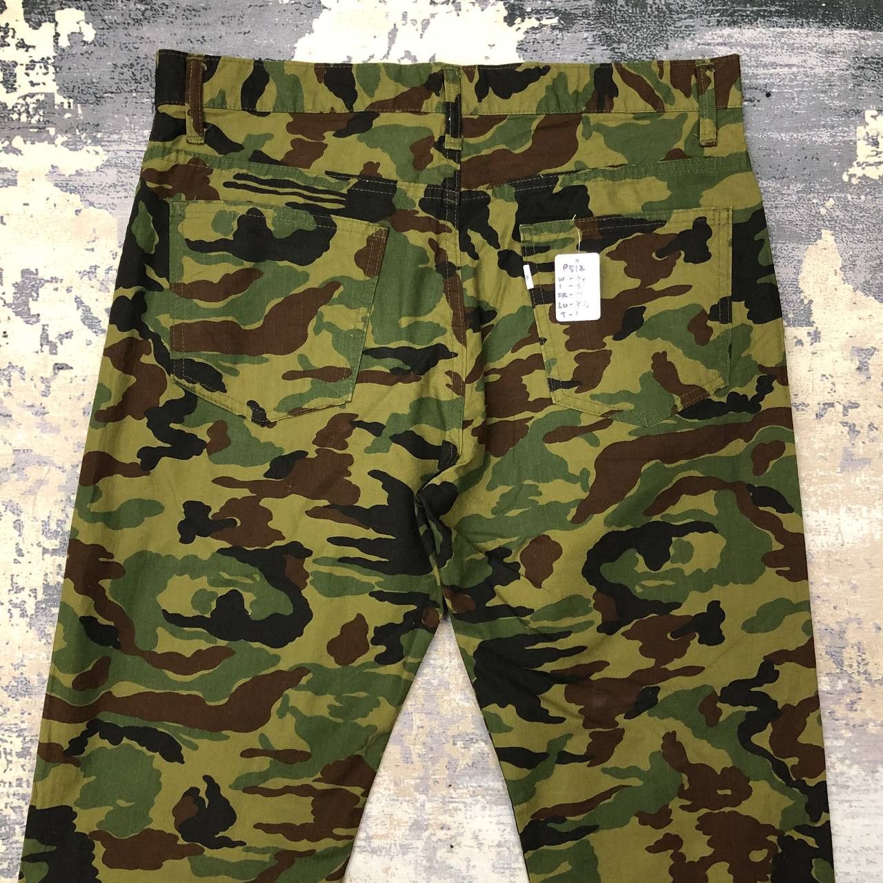 Beams Plus P512 BEAMS TOKYO RIPSTOP ARMY CAMO PANTS Size US 34 / EU 50 - 4 Thumbnail