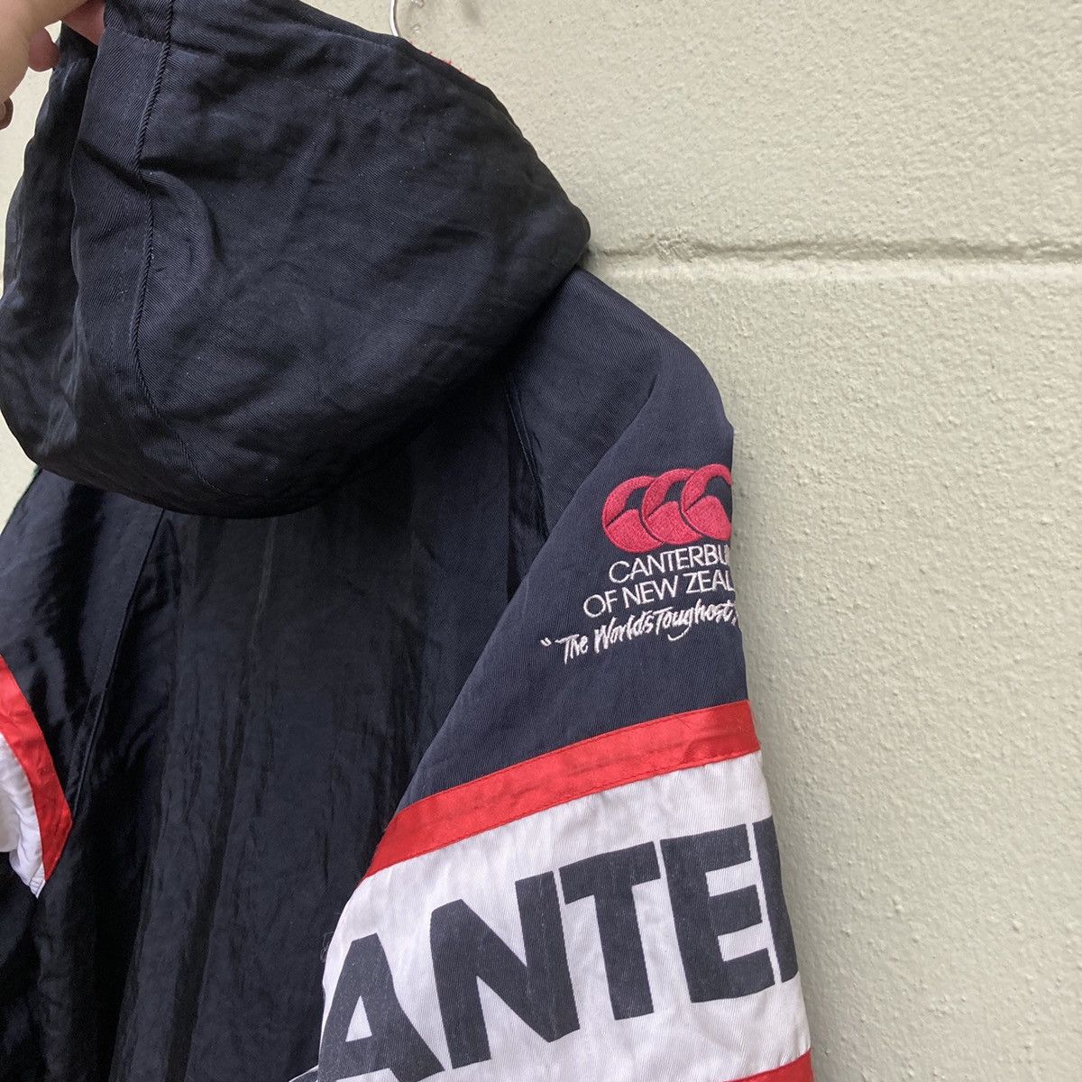 Canterbury of New Zealand 🔥LAST PRICE🔥 Canterbury Of New Zealand Spellout Hooded Size US L / EU 52-54 / 3 - 10 Thumbnail
