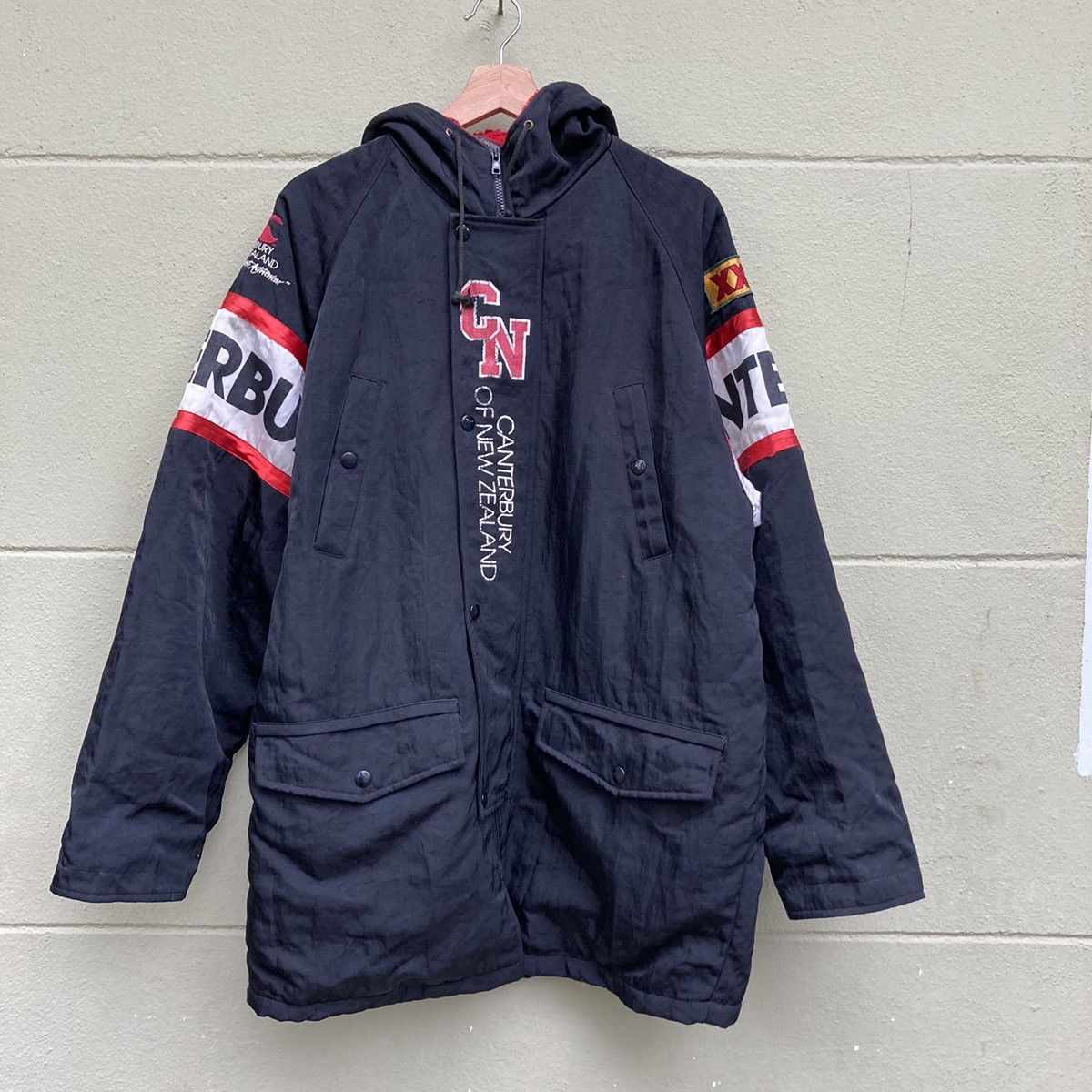 Canterbury of New Zealand 🔥LAST PRICE🔥 Canterbury Of New Zealand Spellout Hooded Size US L / EU 52-54 / 3 - 1 Thumbnail