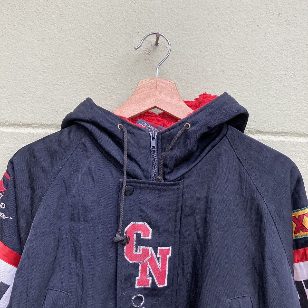 Canterbury of New Zealand 🔥LAST PRICE🔥 Canterbury Of New Zealand Spellout Hooded Size US L / EU 52-54 / 3 - 3 Thumbnail