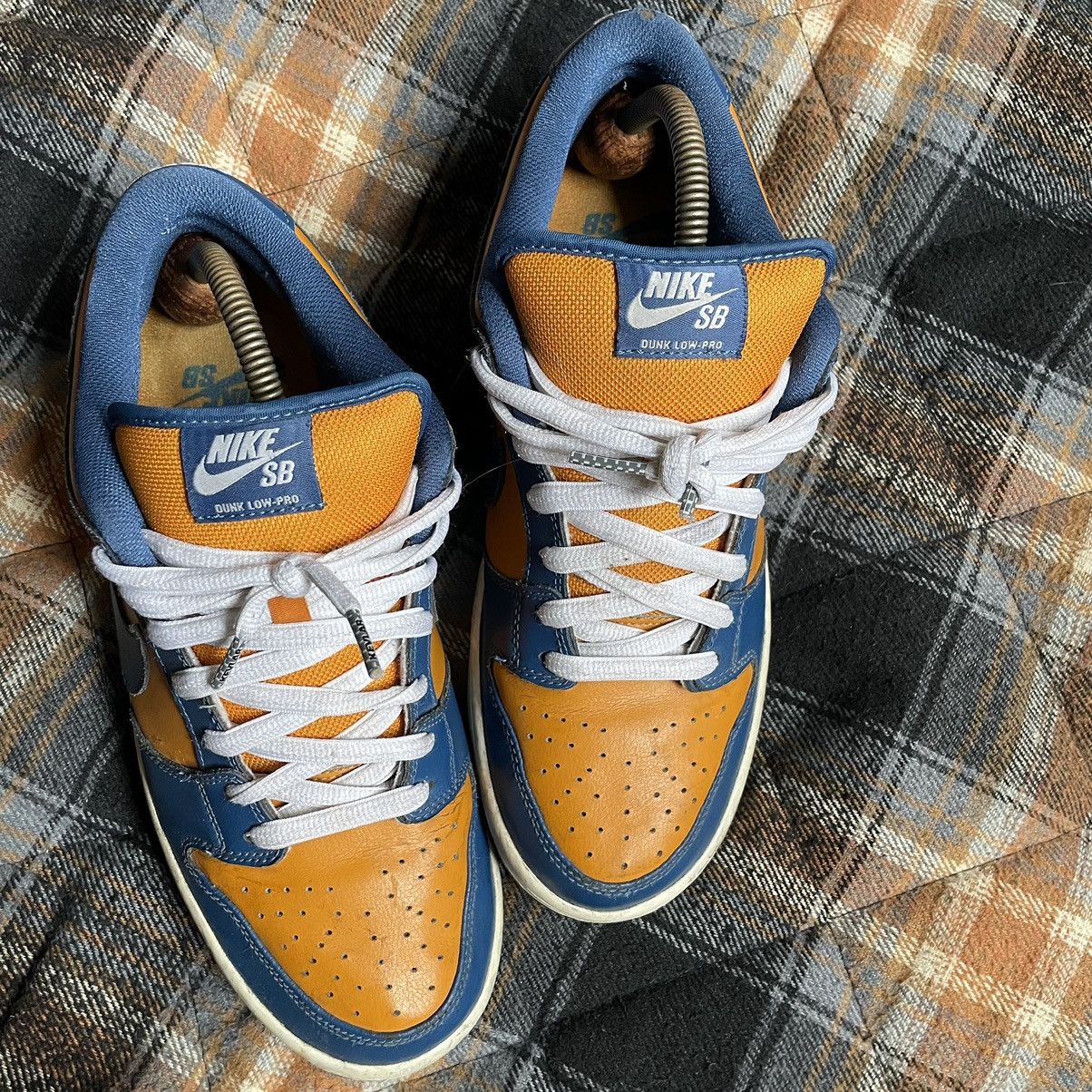 Nike Rare 2011 Nike Dunk Low Pro SB French Blue Sunset Size 9 Size US 9 / EU 42 - 3 Thumbnail