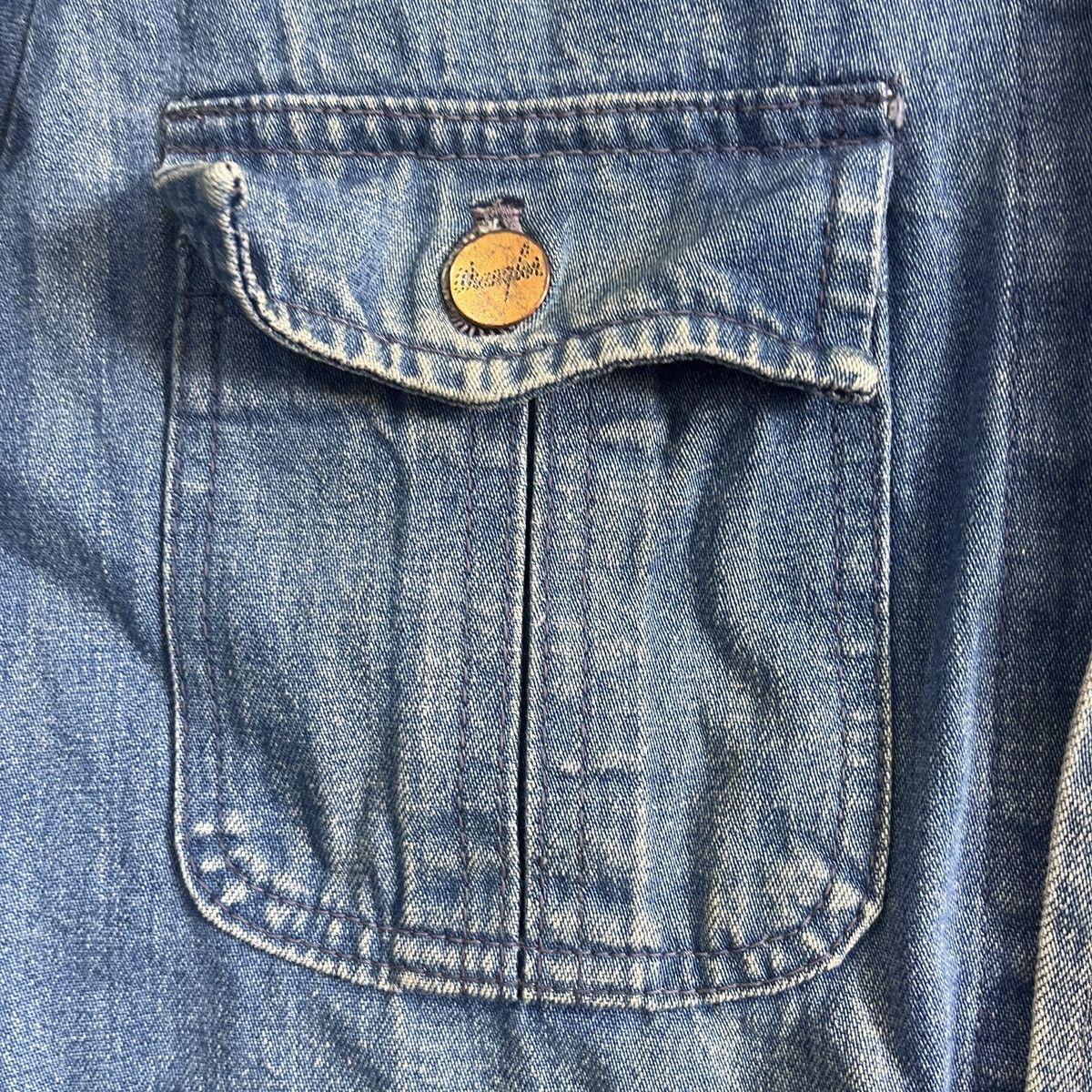 Vintage × Wrangler Vintage 1990 Workwear Wrangler Chore Denim Jacket Japan Size US L / EU 52-54 / 3 - 5 Thumbnail
