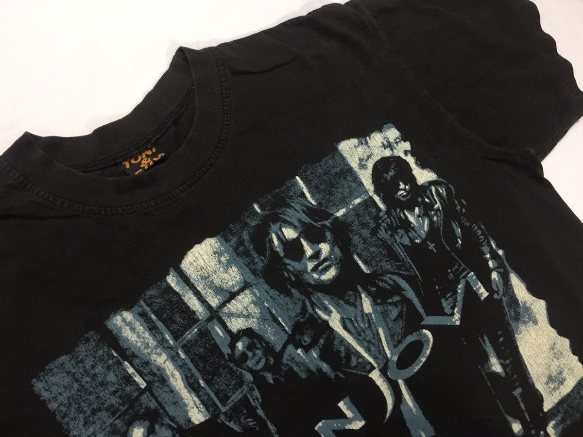 Band Tees × Bon Jovi × Vintage RARE VINTAGE BOOTLEG BON JOVI LINEUP ROCK T-SHIRT Size US L / EU 52-54 / 3 - 6 Thumbnail