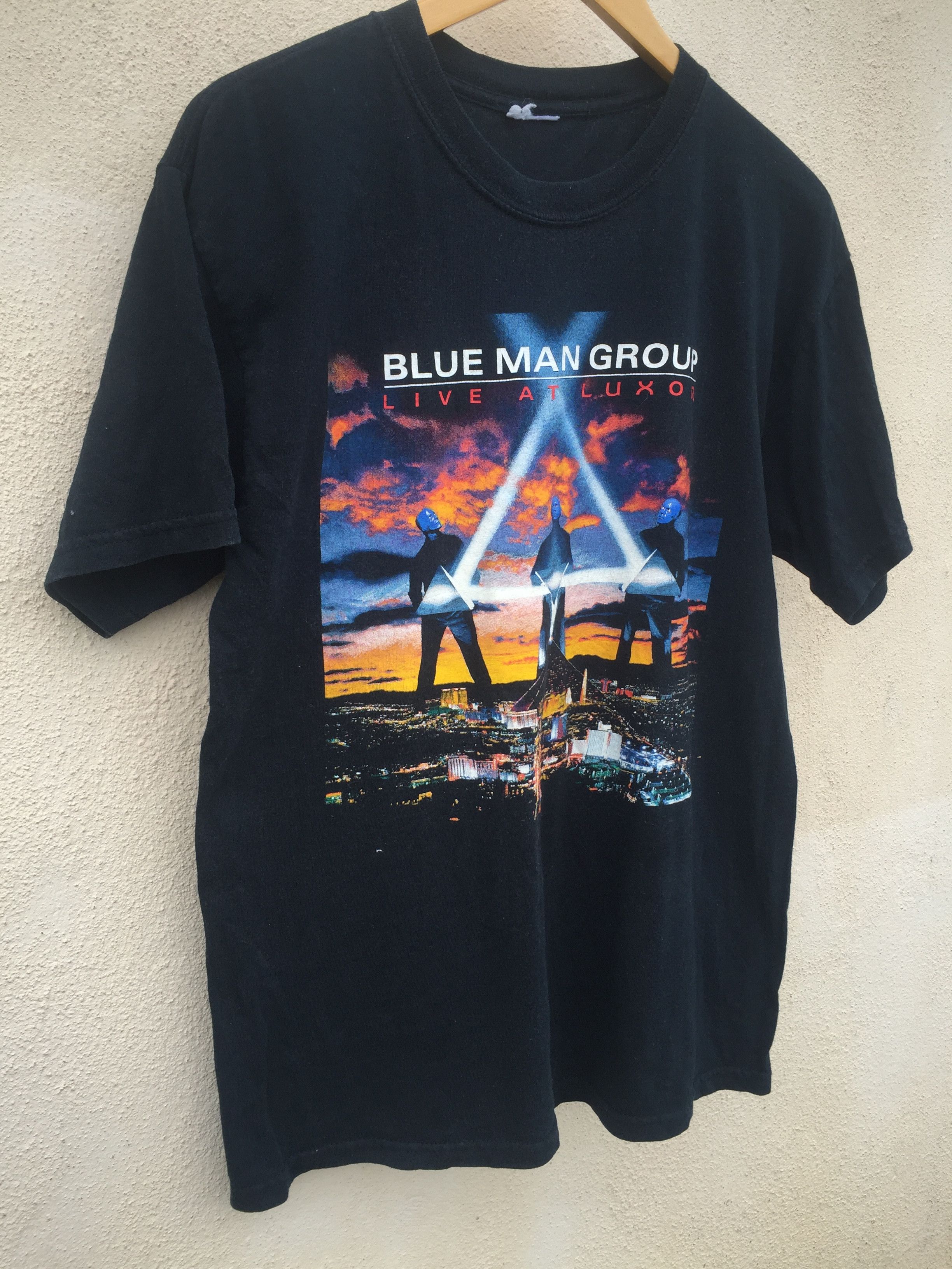 Band Tees × Vintage Vintage Blue Man Group Size US M / EU 48-50 / 2 - 2 Thumbnail