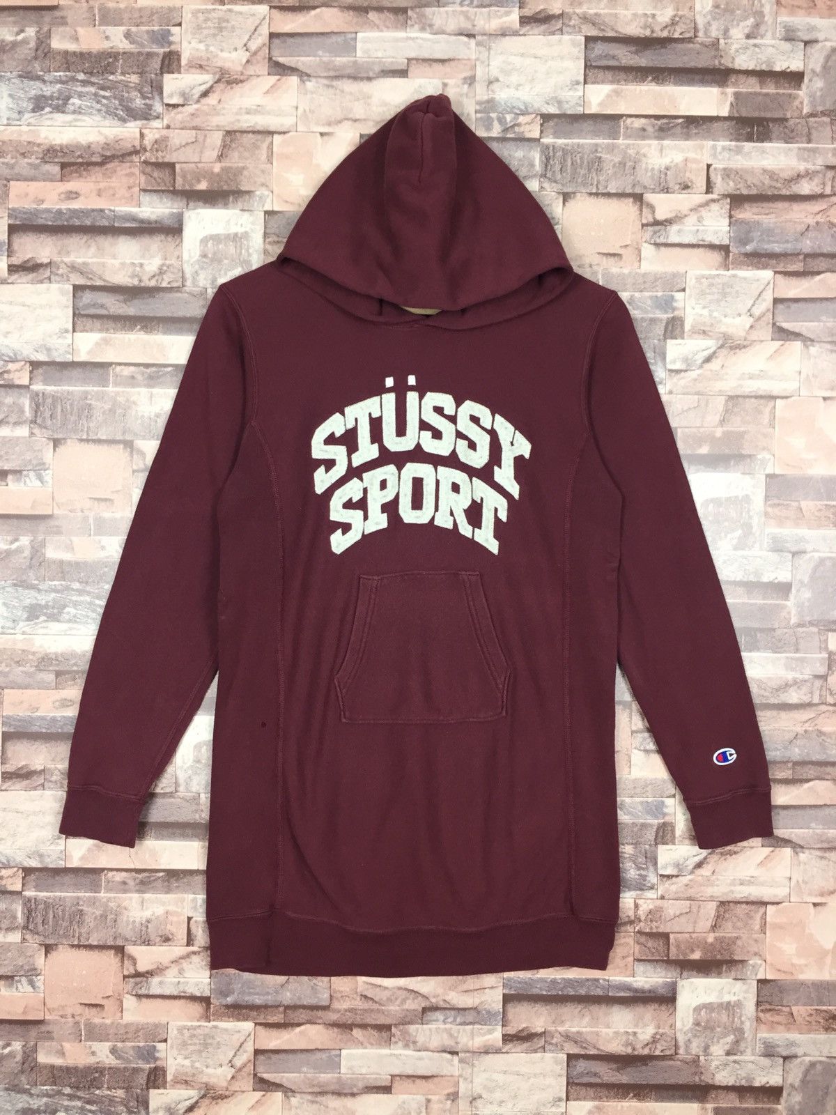 Champion × Streetwear × Stussy Stussy Sport x Champion Hoodie#15-1 