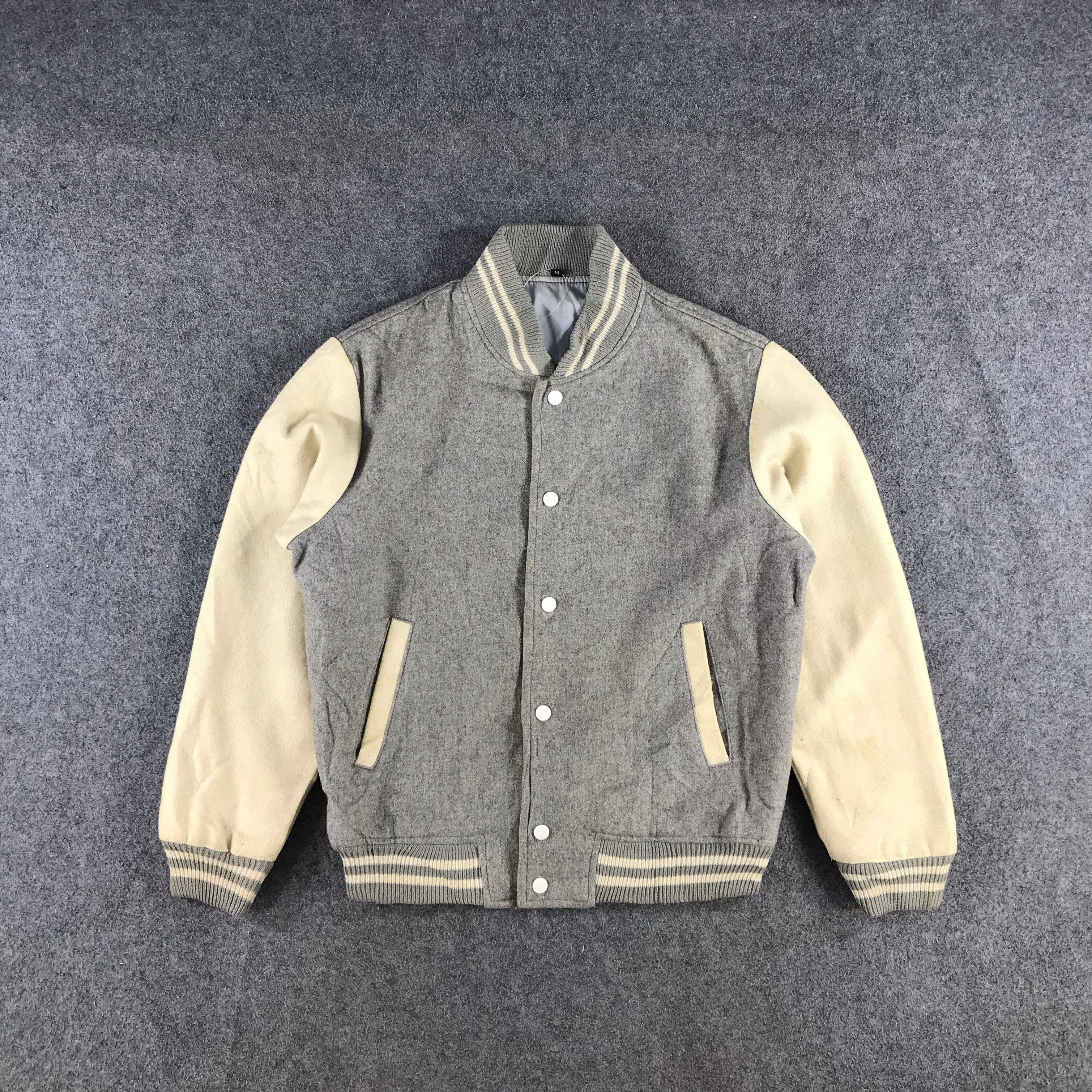 Vintage 90s Japanese College Varsity Bomber Jacket JC67