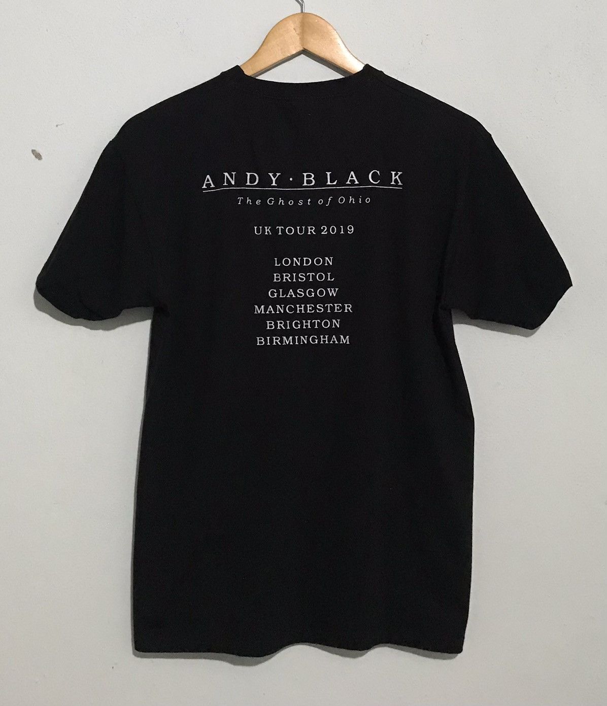 Band Tees Andy Black “The Ghost Of Ohio” Uk Tour 2019 Tshirt Size US M / EU 48-50 / 2 - 4 Thumbnail