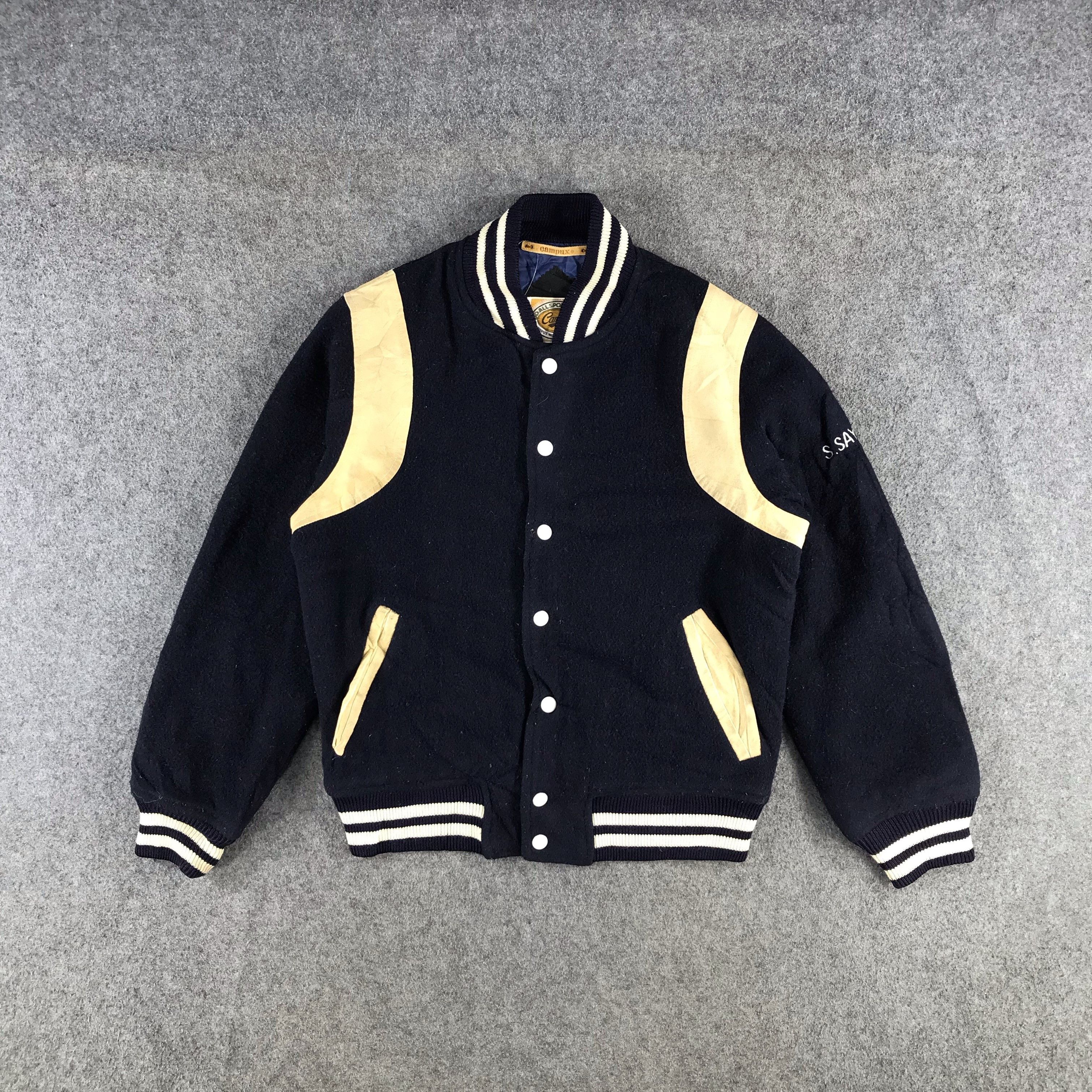 Japanese Brand Vintage 90s College Sportwear Varsity Jacket JC163 Size US S / EU 44-46 / 1 - 1 Thumbnail