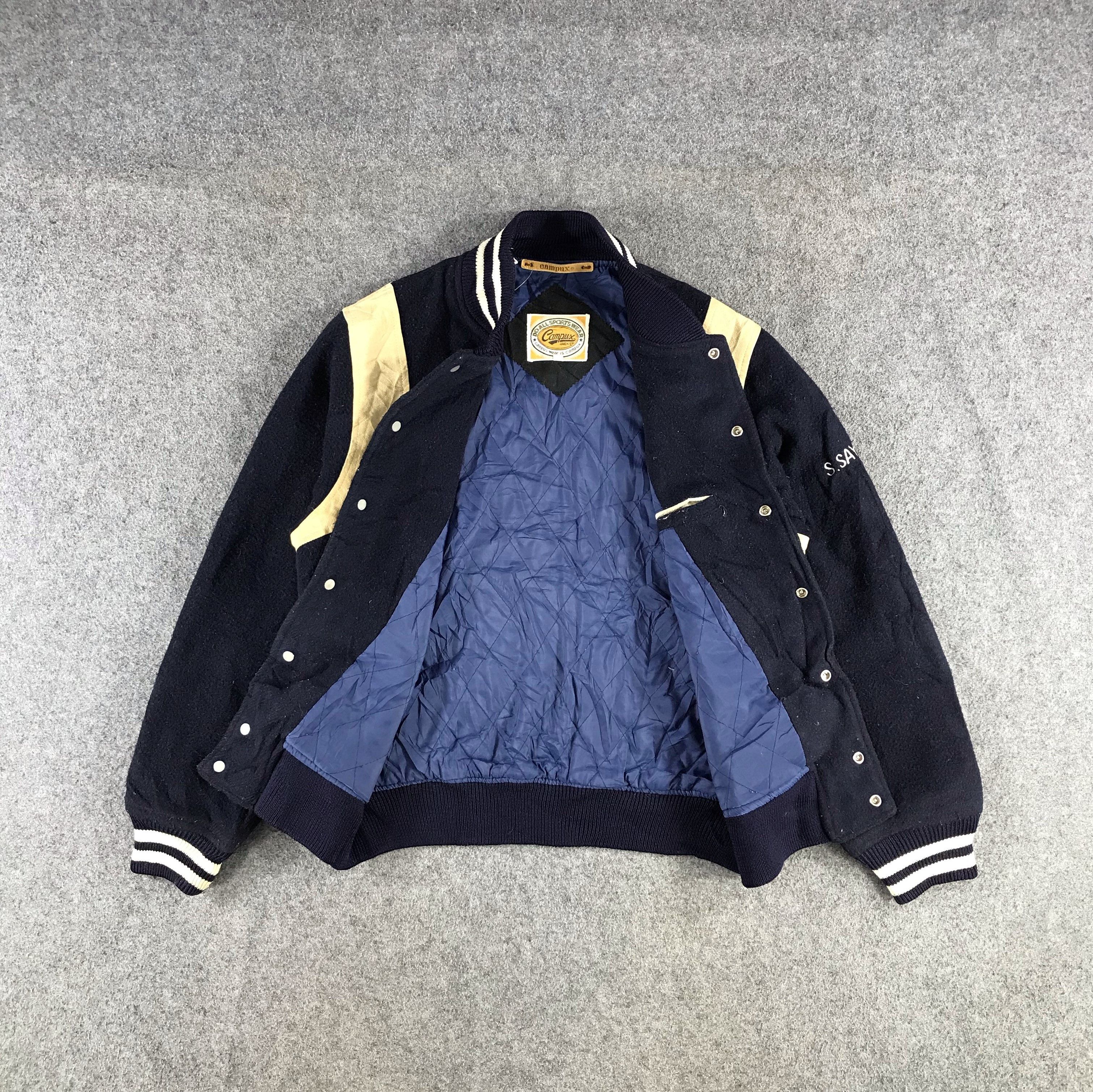 Japanese Brand Vintage 90s College Sportwear Varsity Jacket JC163 Size US S / EU 44-46 / 1 - 2 Thumbnail