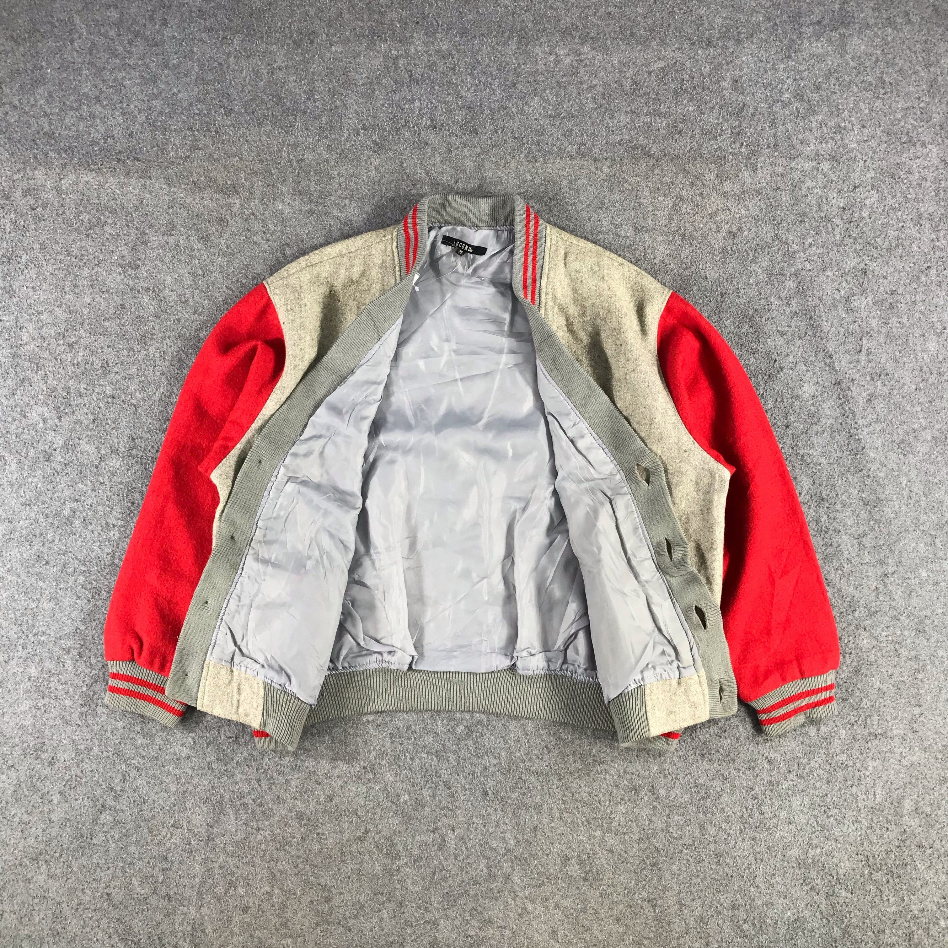 Japanese Brand Japanese Brand Locomo Wool Varsity Jacket JC160 Size US M / EU 48-50 / 2 - 2 Thumbnail