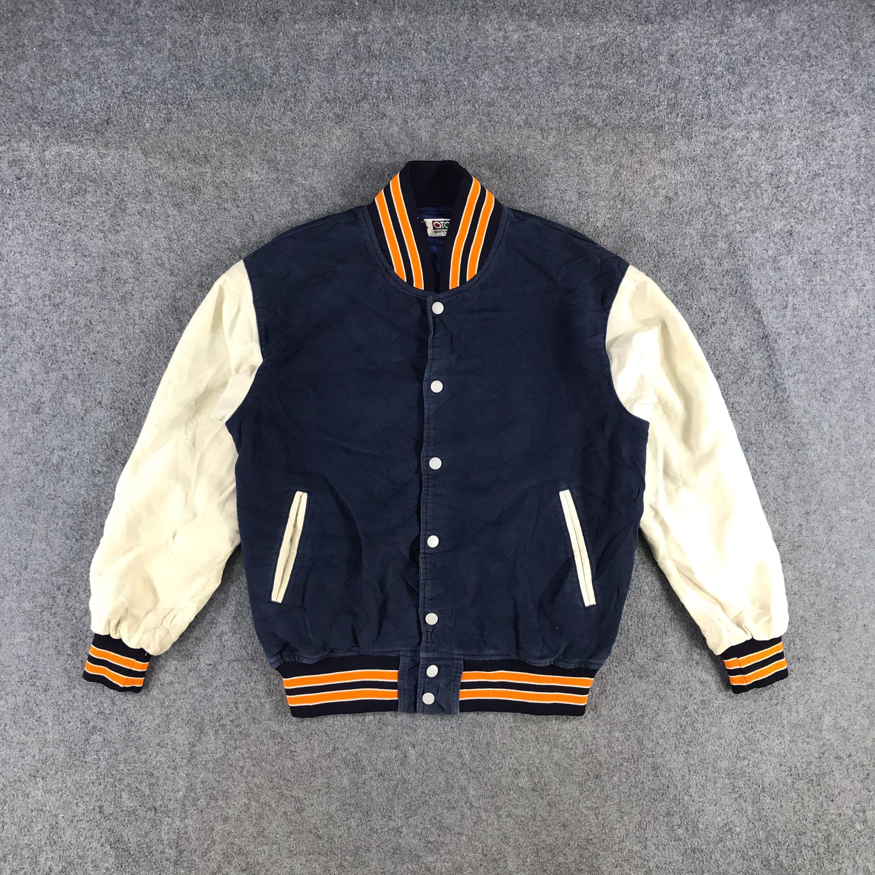 Vintage 80s Japanese GTO Sportwear Varsity Jacket JC93