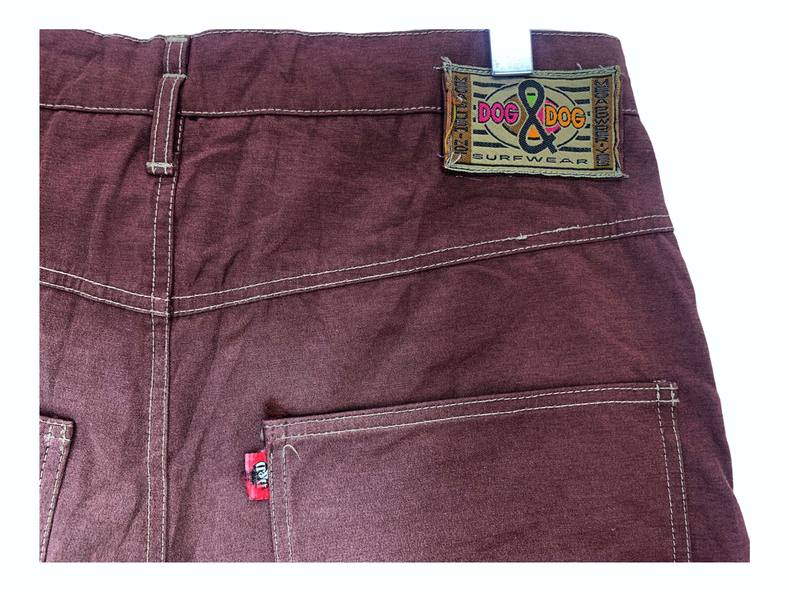 Japanese Brand Dog & Dog Pants Hip Hop Skateboards Hickory Baggy Pants Size US 32 / EU 48 - 9 Thumbnail