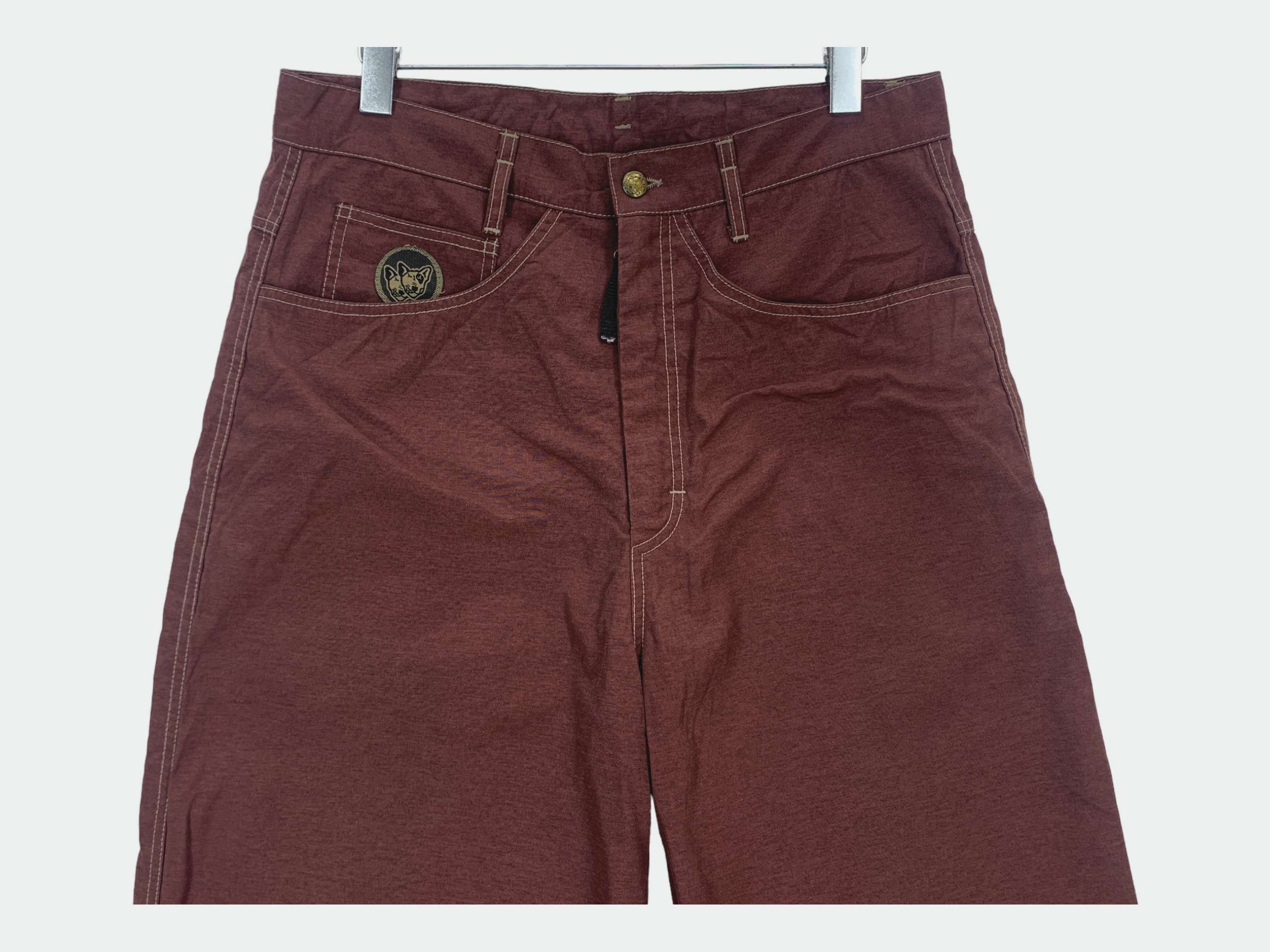 Japanese Brand Dog & Dog Pants Hip Hop Skateboards Hickory Baggy Pants Size US 32 / EU 48 - 3 Thumbnail