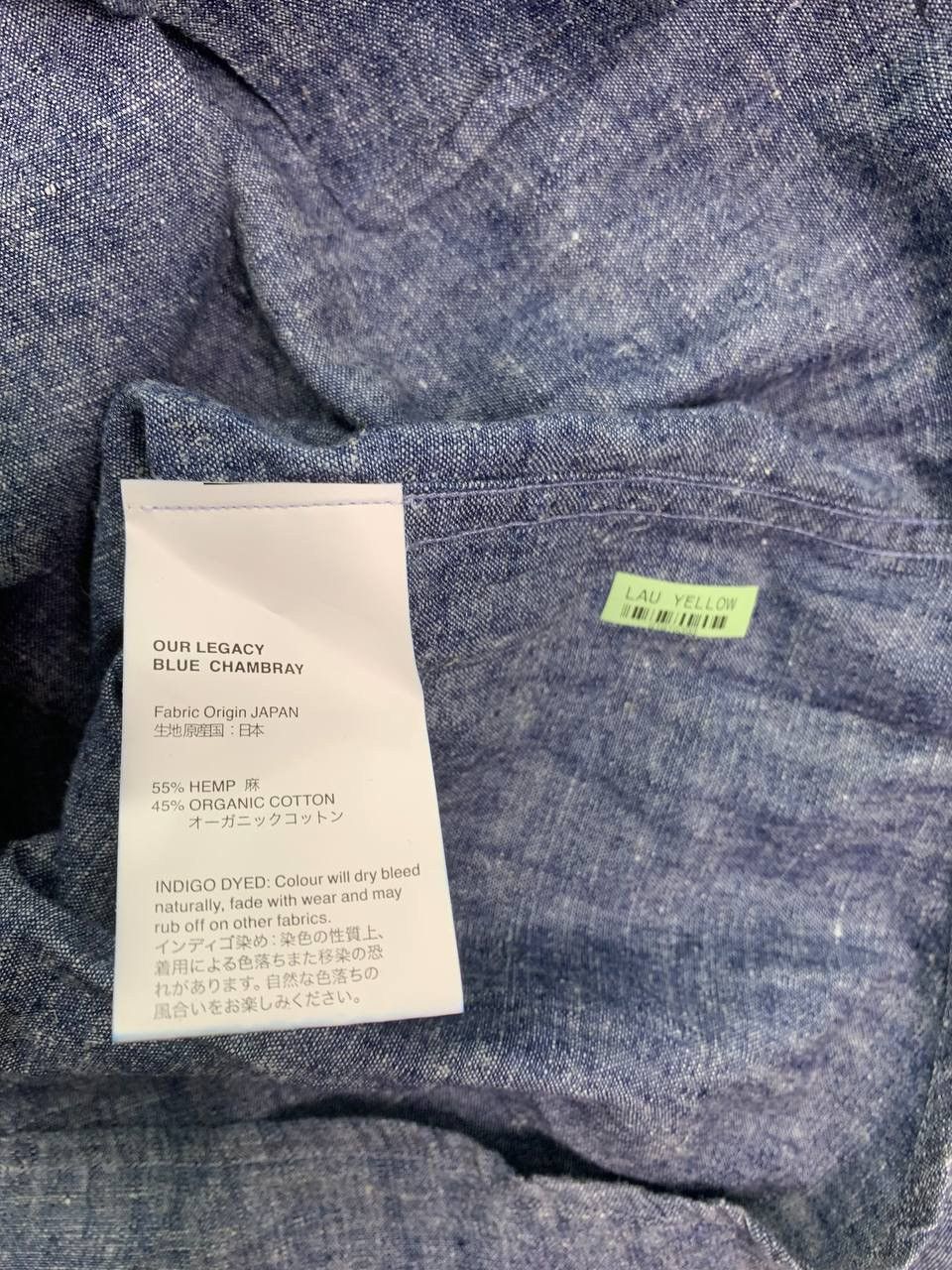 Designer × Our Legacy Our legacy casual shirt button denim streetwear Size US M / EU 48-50 / 2 - 4 Thumbnail