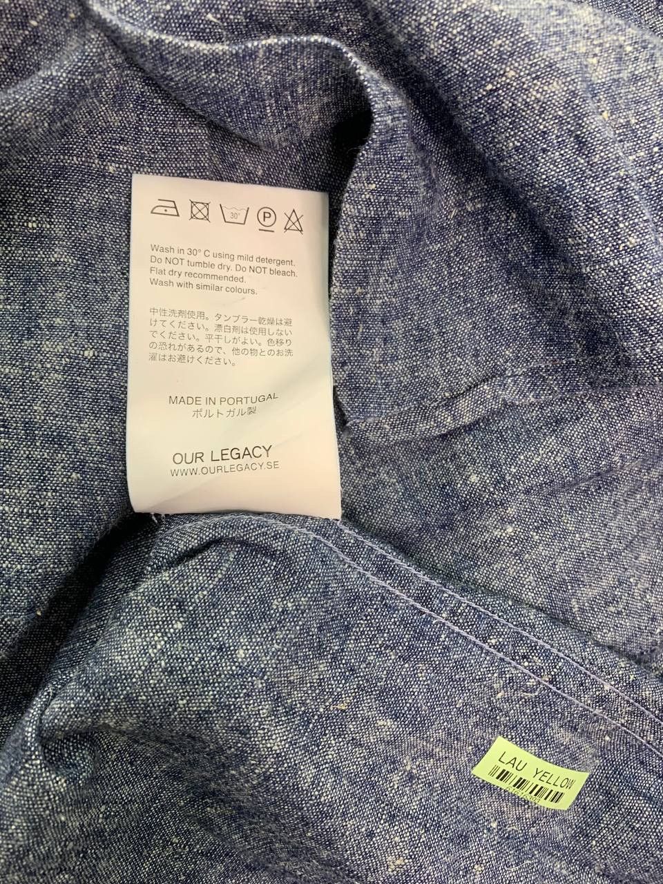Designer × Our Legacy Our legacy casual shirt button denim streetwear Size US M / EU 48-50 / 2 - 5 Thumbnail
