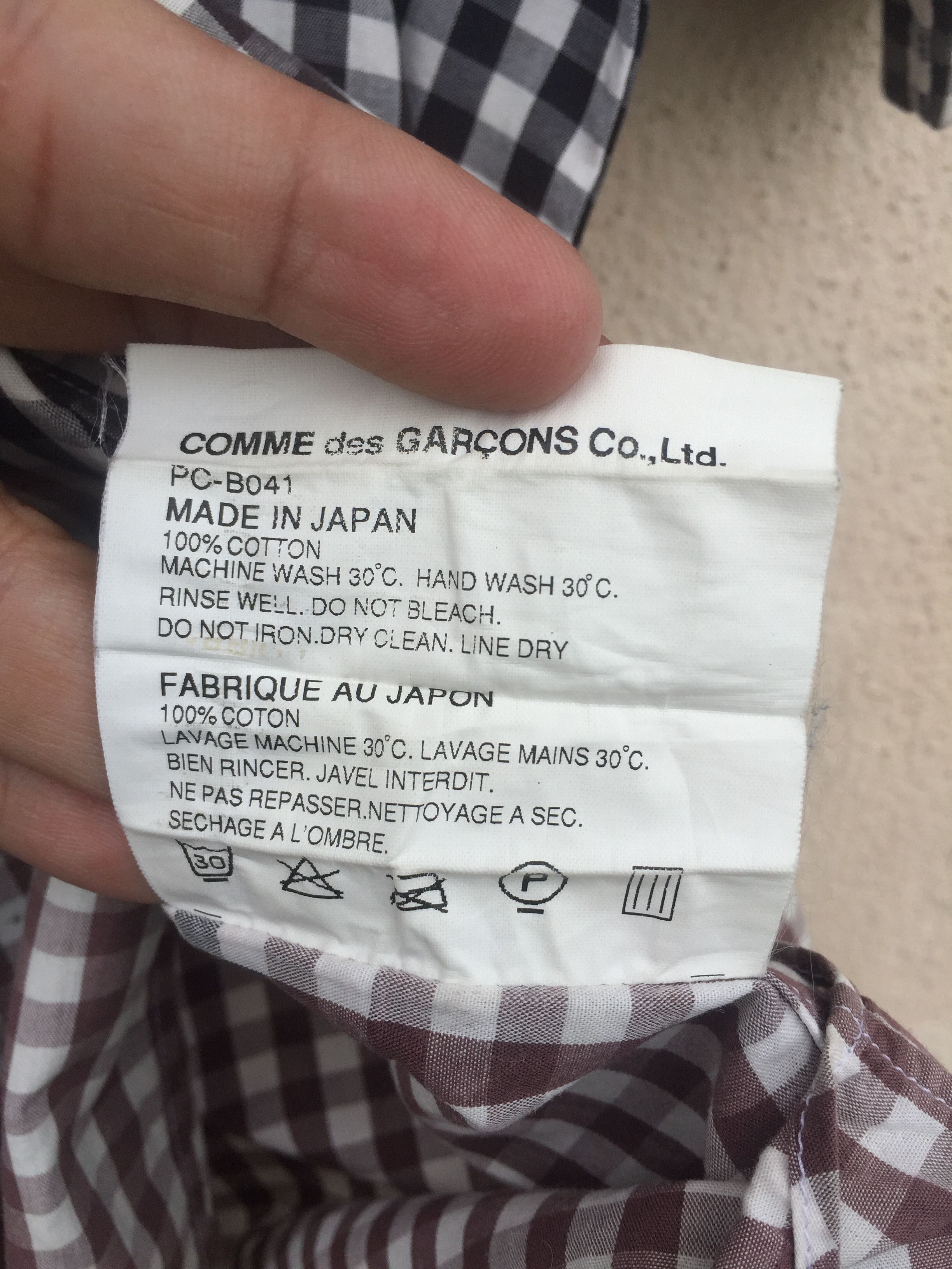 Comme des Garcons Homme Plus COMME des GARCONS HOMME PLUS Hem Bleach Cotton Shirt Size US S / EU 44-46 / 1 - 10 Thumbnail