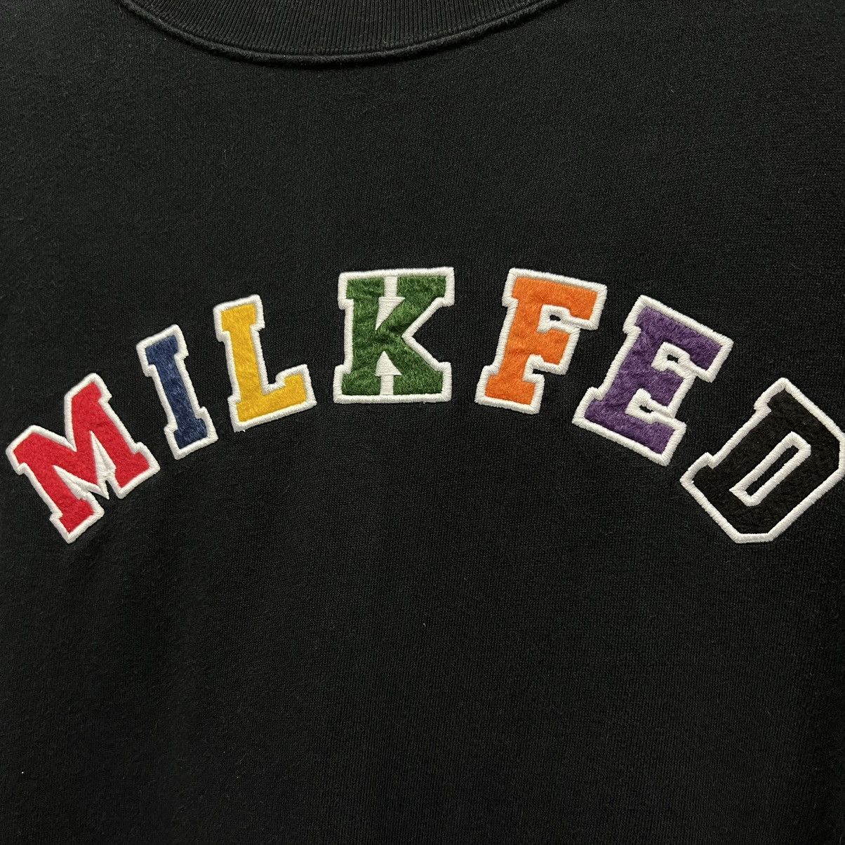 Band Tees MILKFED Punk Iconic “Rainbow” Spellout Drop Shoulder Sweater Size US M / EU 48-50 / 2 - 2 Thumbnail