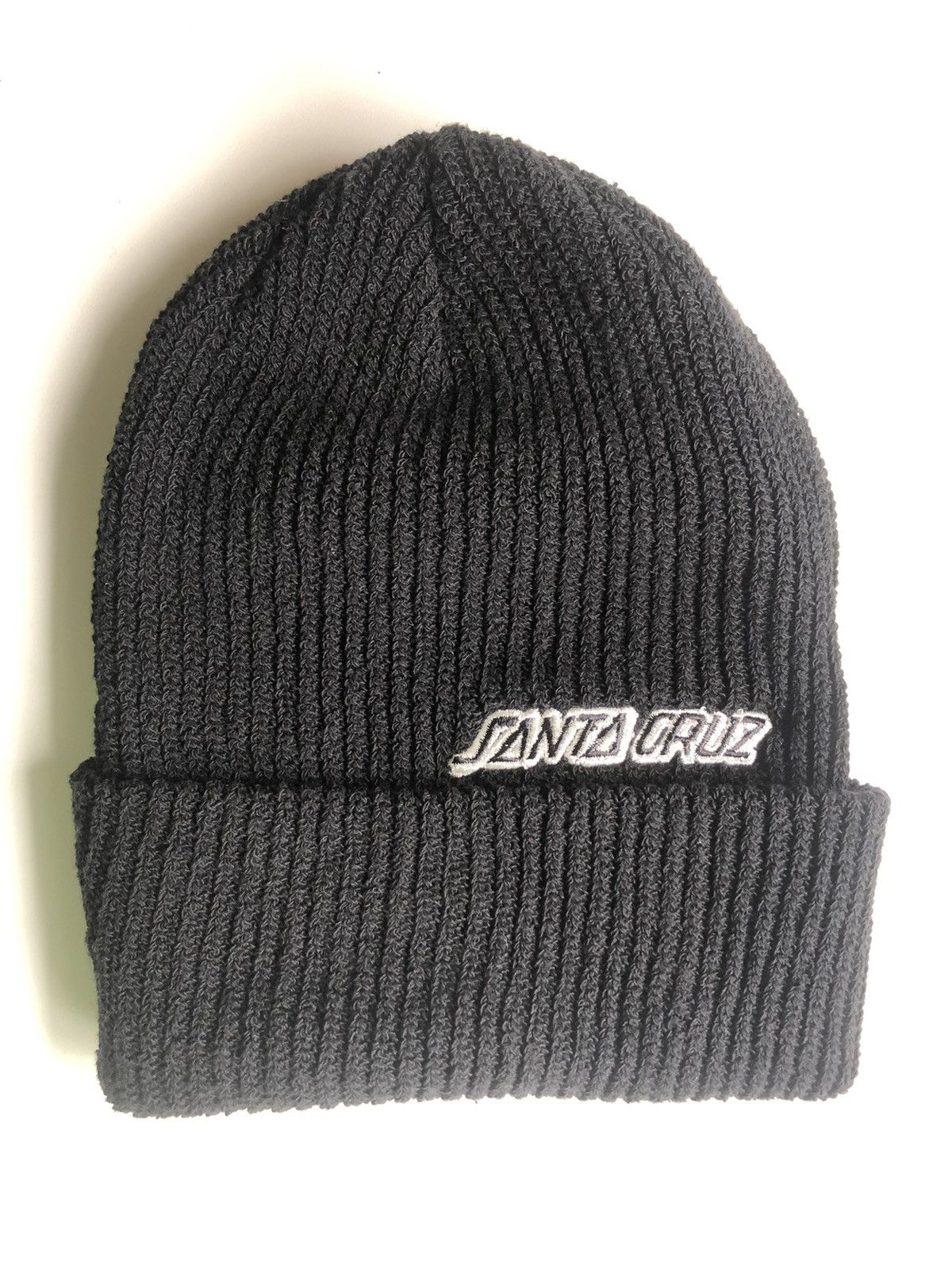Santa Cruz Skateboards SantaCruz Eco Recycled Cotton Beanie BLACK Size ONE SIZE - 1 Thumbnail
