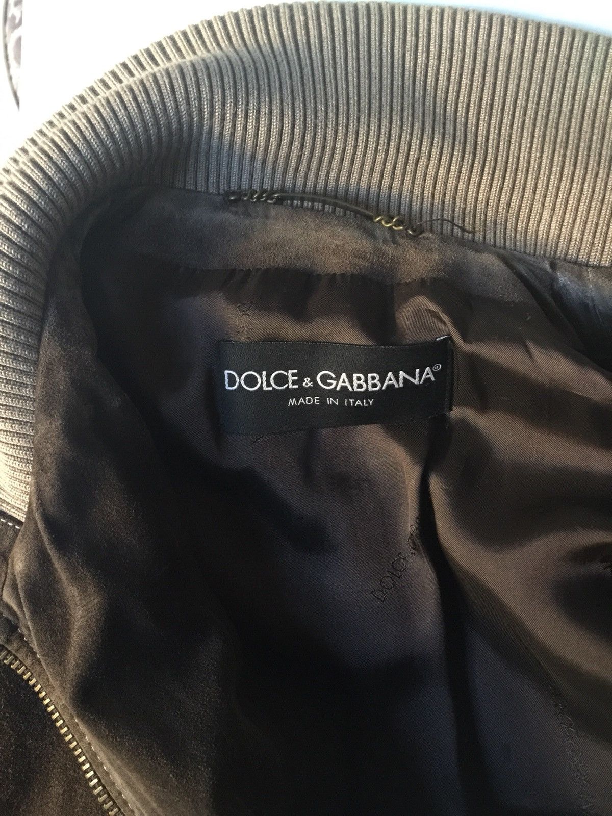 Dolce & Gabbana Suede Delavé Bomber Jacket Size US M / EU 48-50 / 2 - 4 Thumbnail