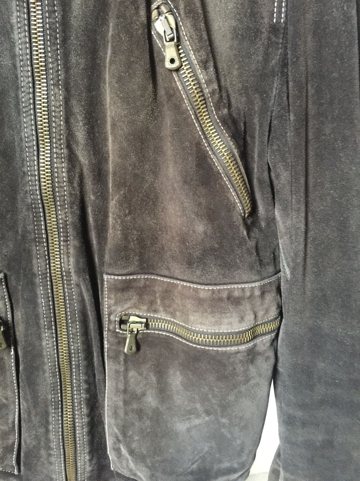 Dolce & Gabbana Suede Delavé Bomber Jacket Size US M / EU 48-50 / 2 - 5 Thumbnail