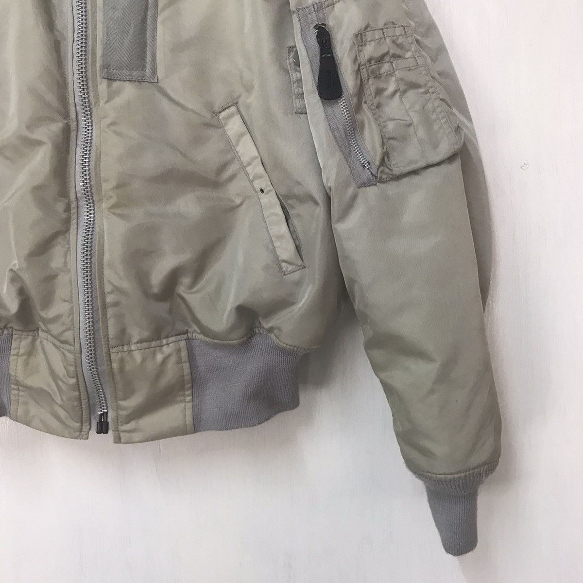 Cockpit USA Vtg MA-1 Flying Bomber Jacket Us Air Force Ideal Zipper Size US M / EU 48-50 / 2 - 4 Thumbnail