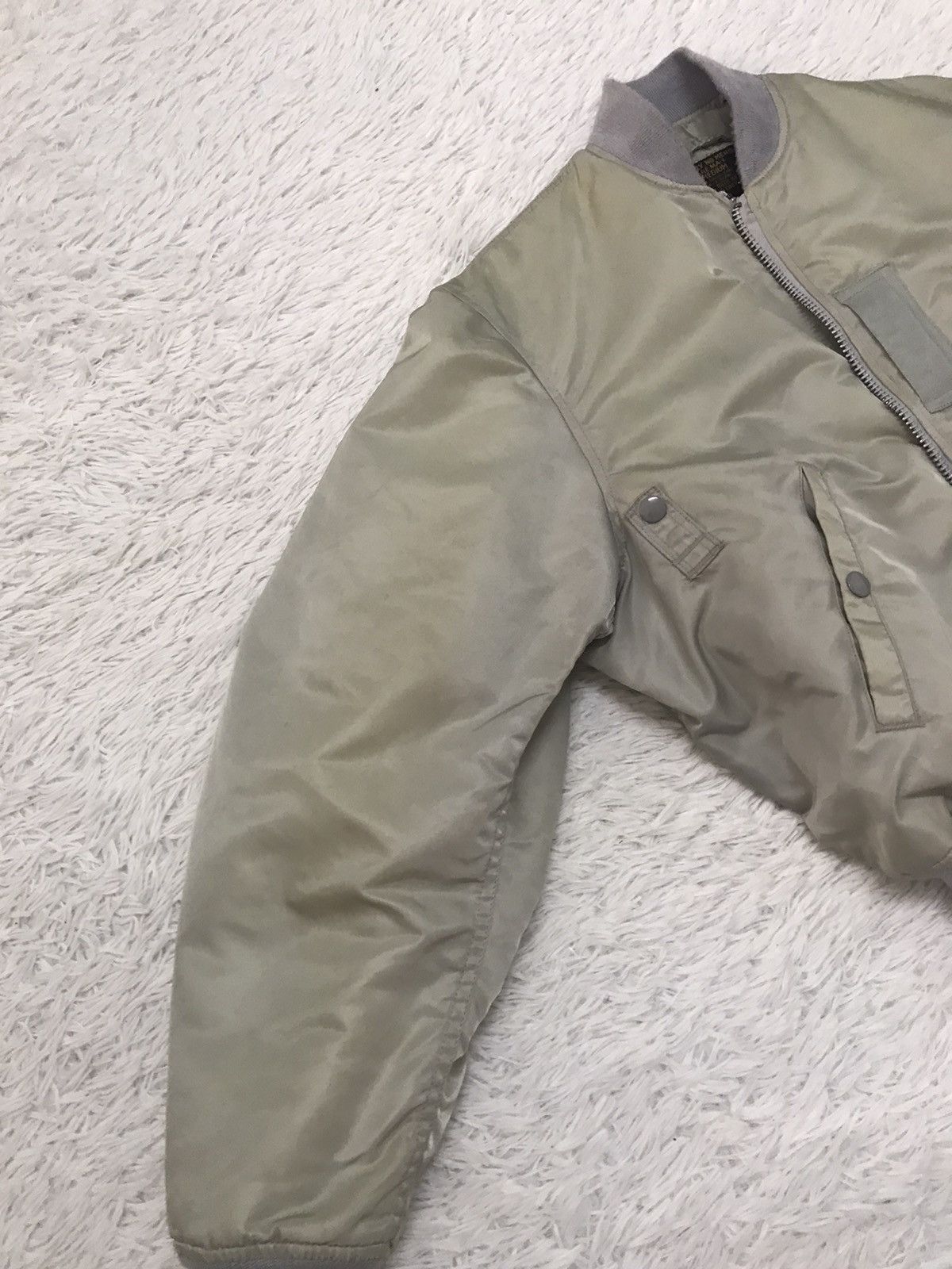 Cockpit USA Vtg MA-1 Flying Bomber Jacket Us Air Force Ideal Zipper Size US M / EU 48-50 / 2 - 15 Thumbnail