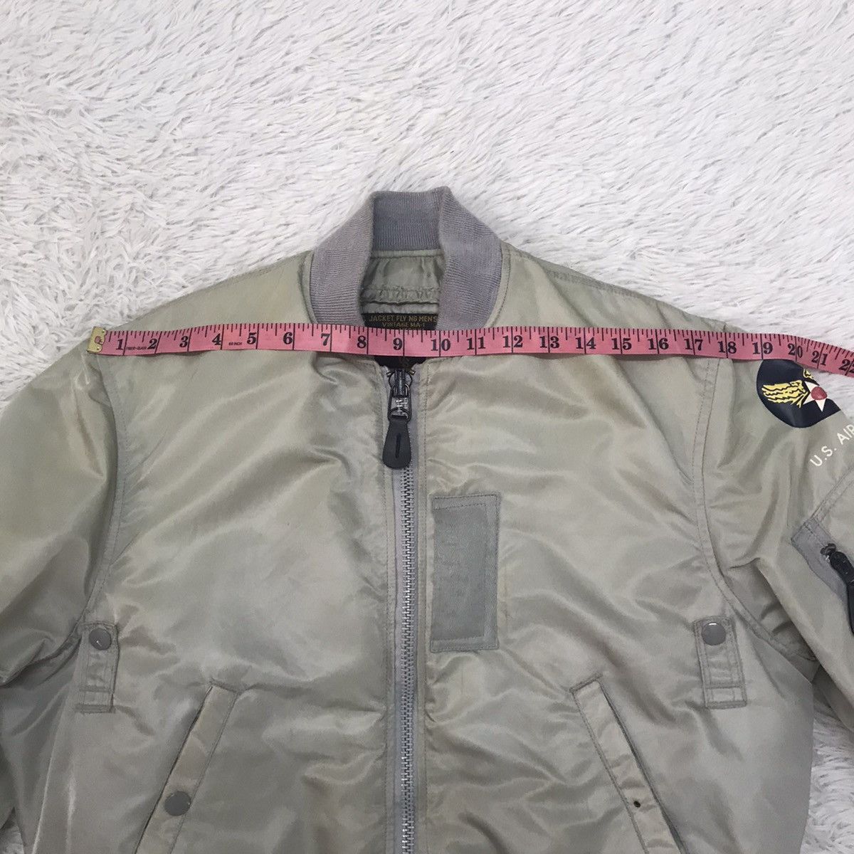 Cockpit USA Vtg MA-1 Flying Bomber Jacket Us Air Force Ideal Zipper Size US M / EU 48-50 / 2 - 20 Thumbnail