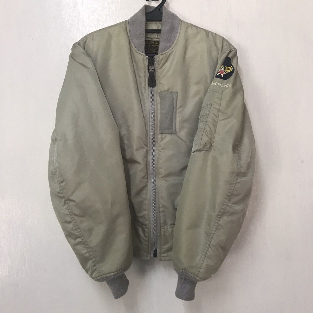 Cockpit USA Vtg MA-1 Flying Bomber Jacket Us Air Force Ideal Zipper Size US M / EU 48-50 / 2 - 14 Thumbnail