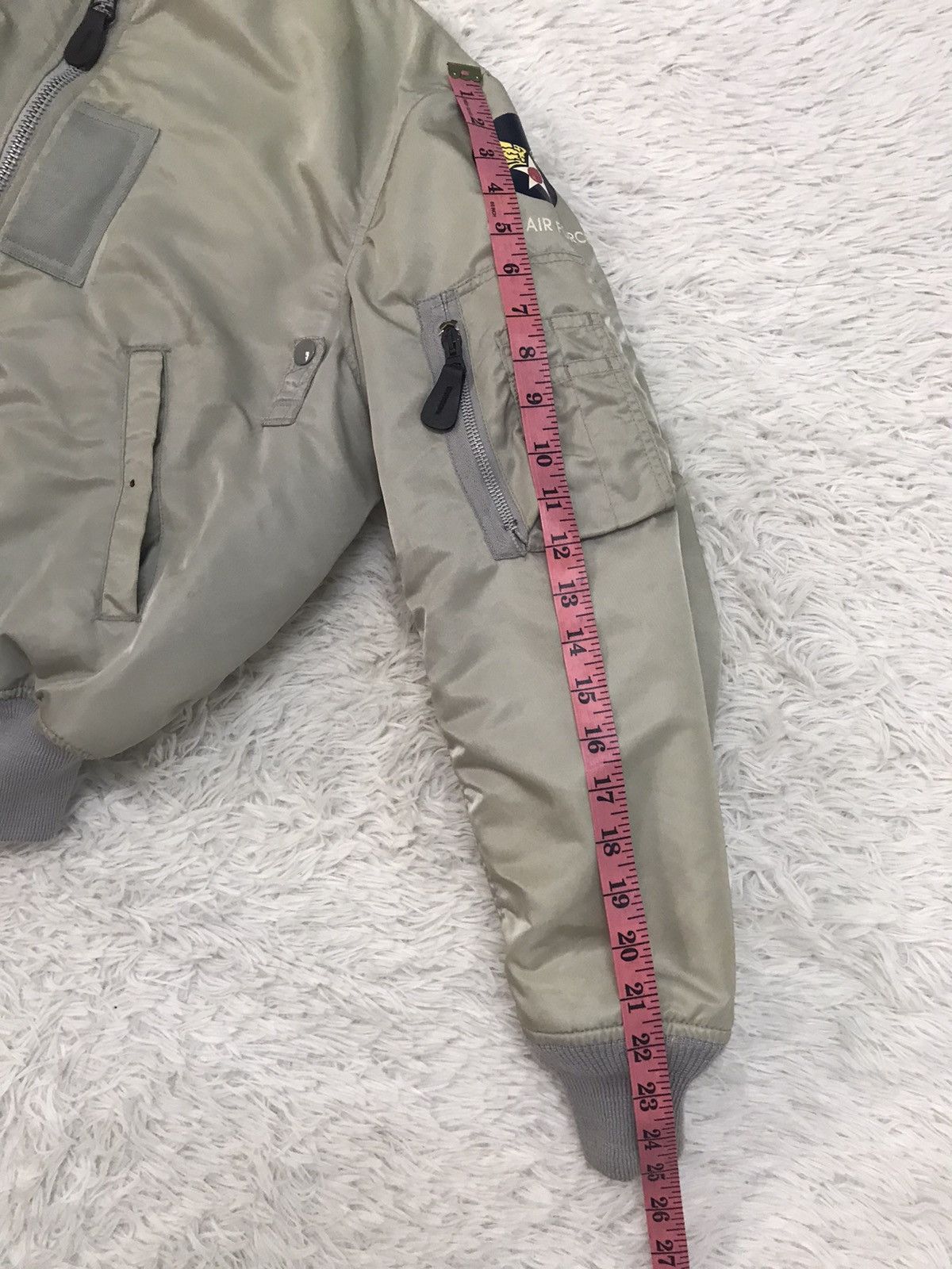 Cockpit USA Vtg MA-1 Flying Bomber Jacket Us Air Force Ideal Zipper Size US M / EU 48-50 / 2 - 21 Thumbnail