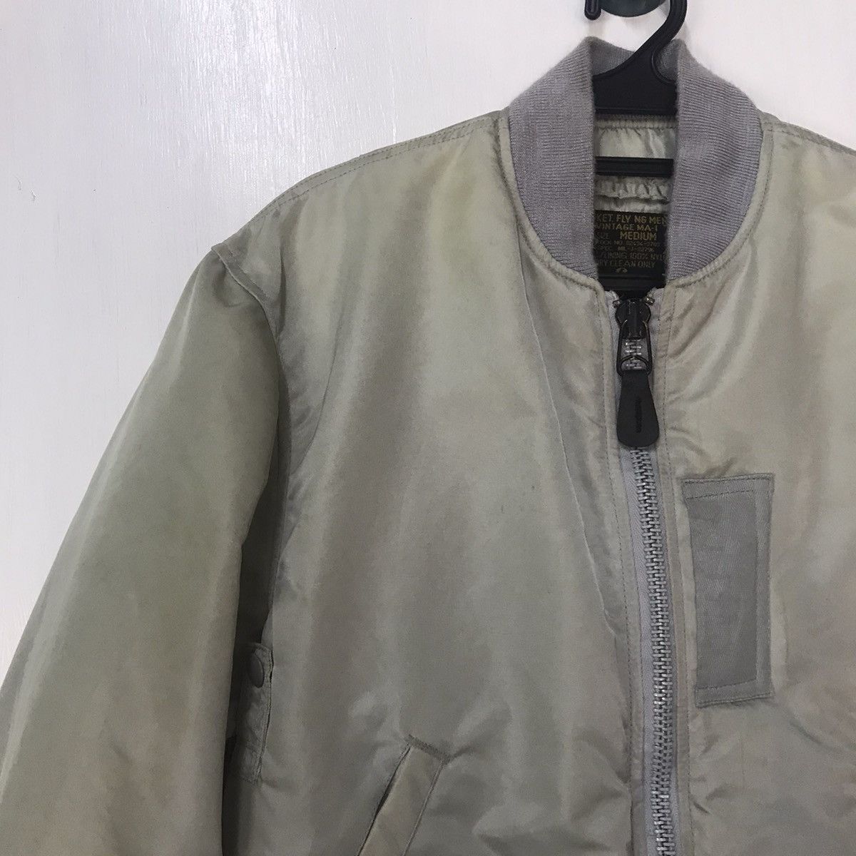 Cockpit USA Vtg MA-1 Flying Bomber Jacket Us Air Force Ideal Zipper Size US M / EU 48-50 / 2 - 6 Thumbnail