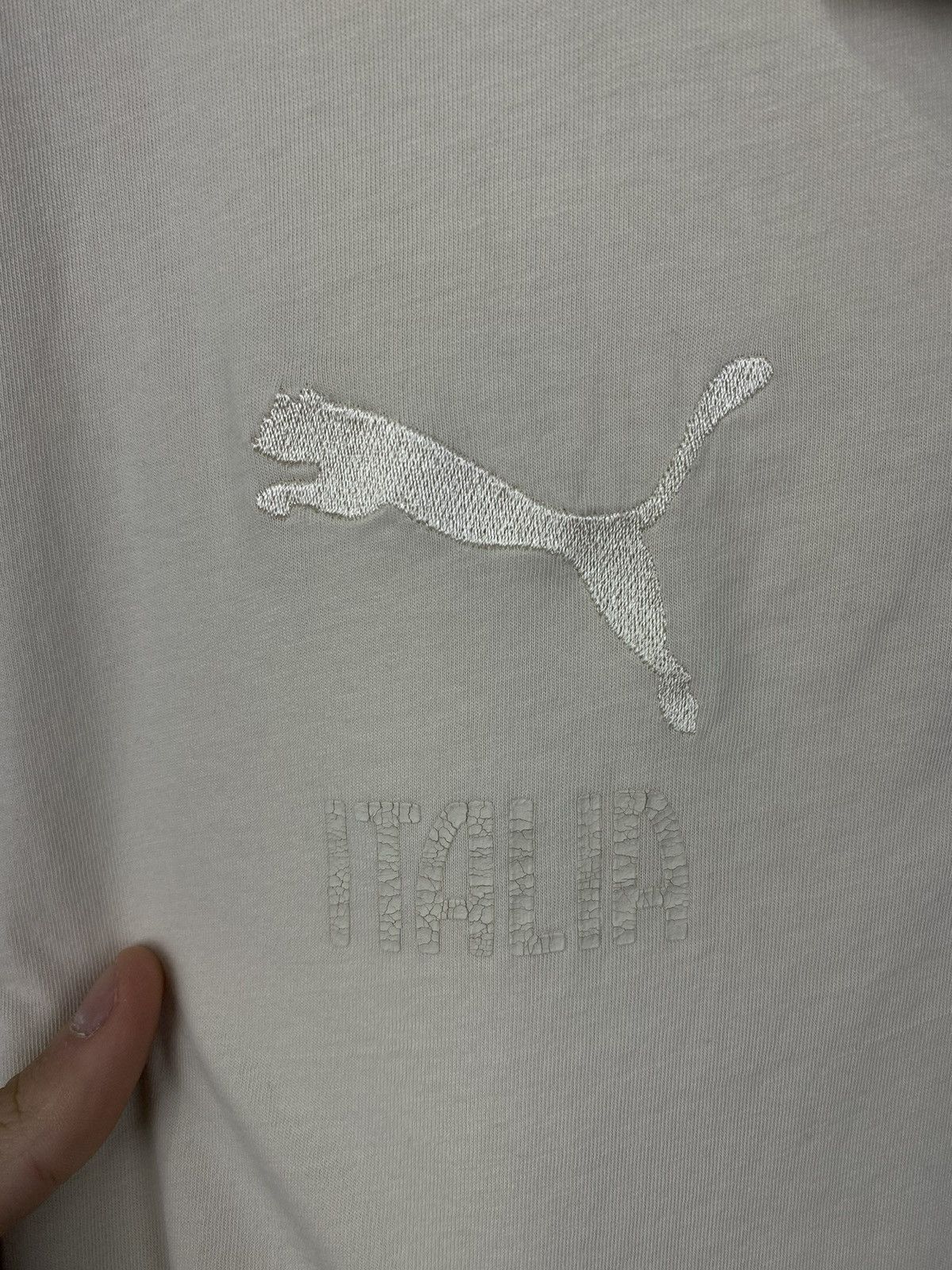 Puma Mens Vintage Puma Italia T Shirt soccer jersey tee Italy Size US XL / EU 56 / 4 - 8 Thumbnail