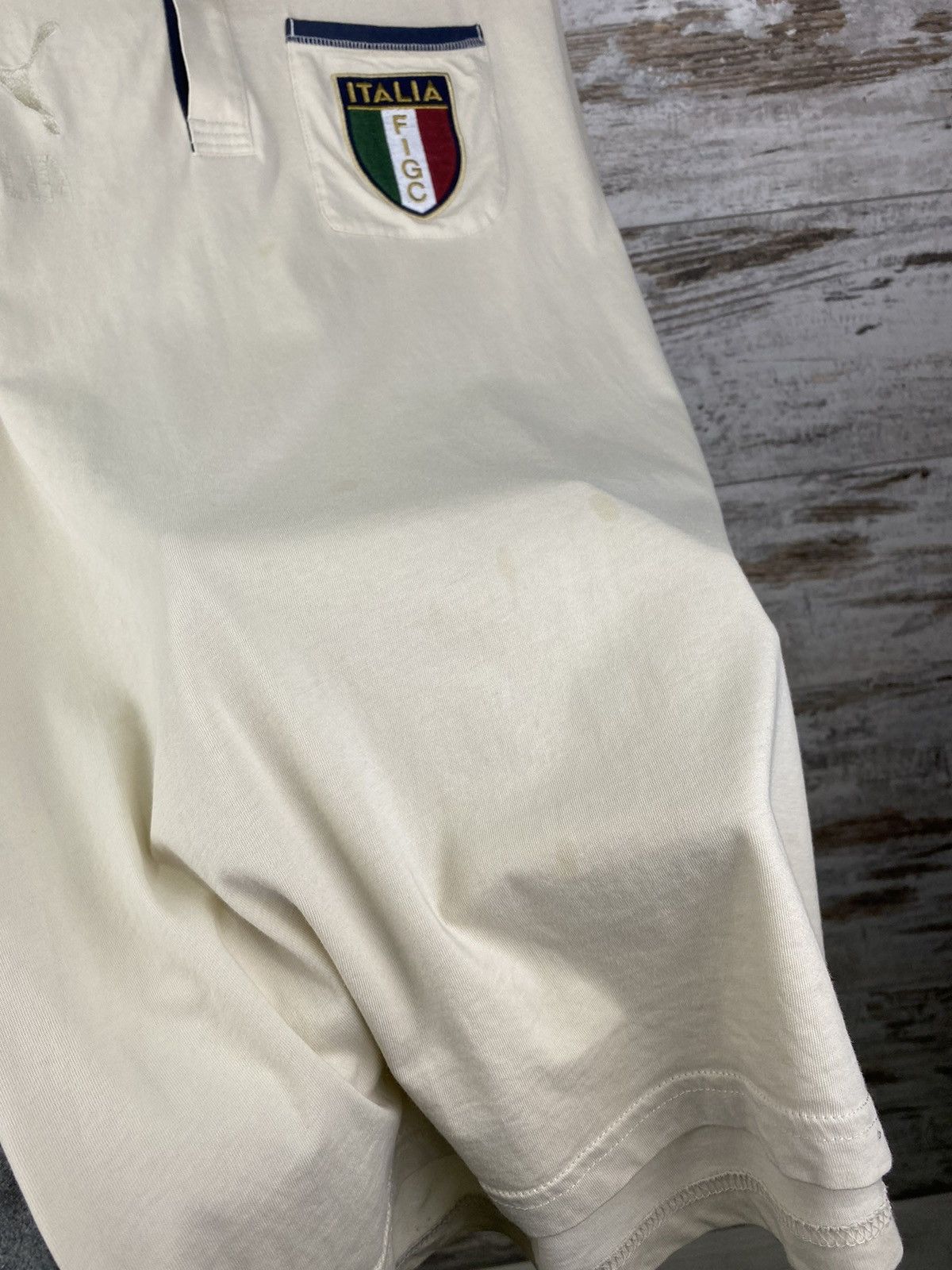 Puma Mens Vintage Puma Italia T Shirt soccer jersey tee Italy Size US XL / EU 56 / 4 - 10 Thumbnail