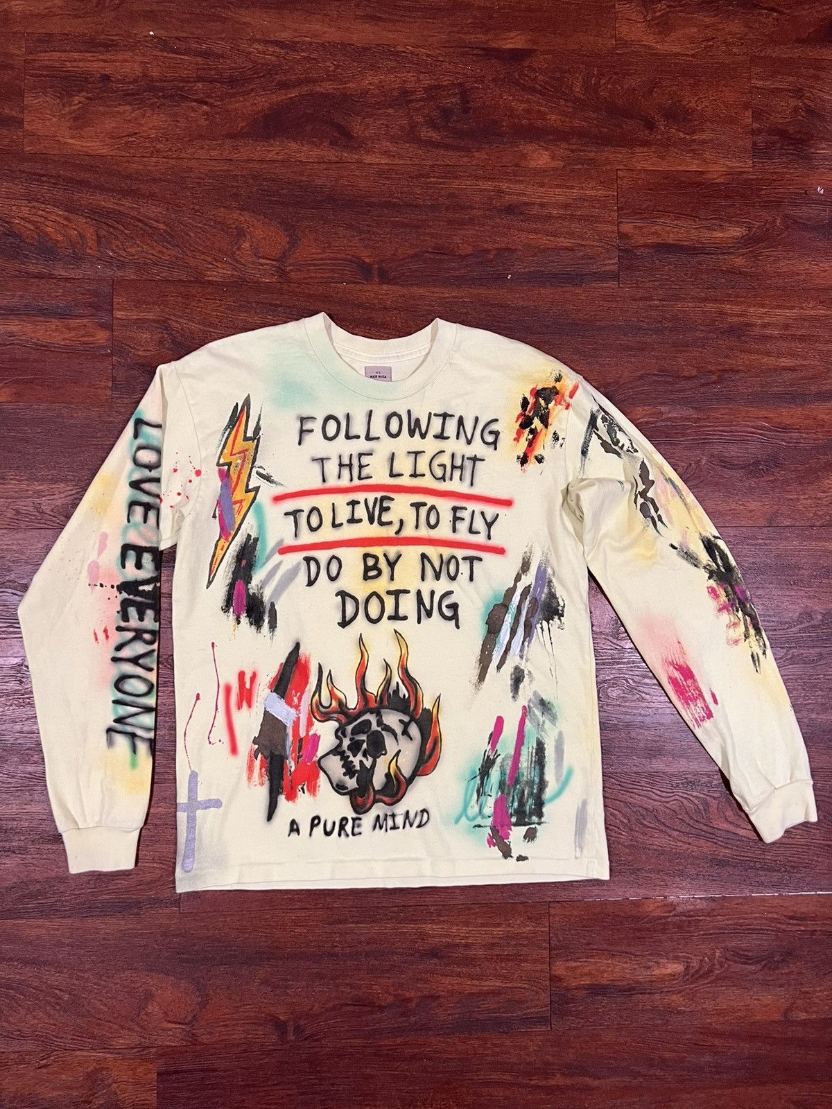 【Ye イェ着用】Yeezy Wes Lang Wyoming L/S Tee Ye イェ着用】Yeezy Wes Lang Wyoming L/S Tee