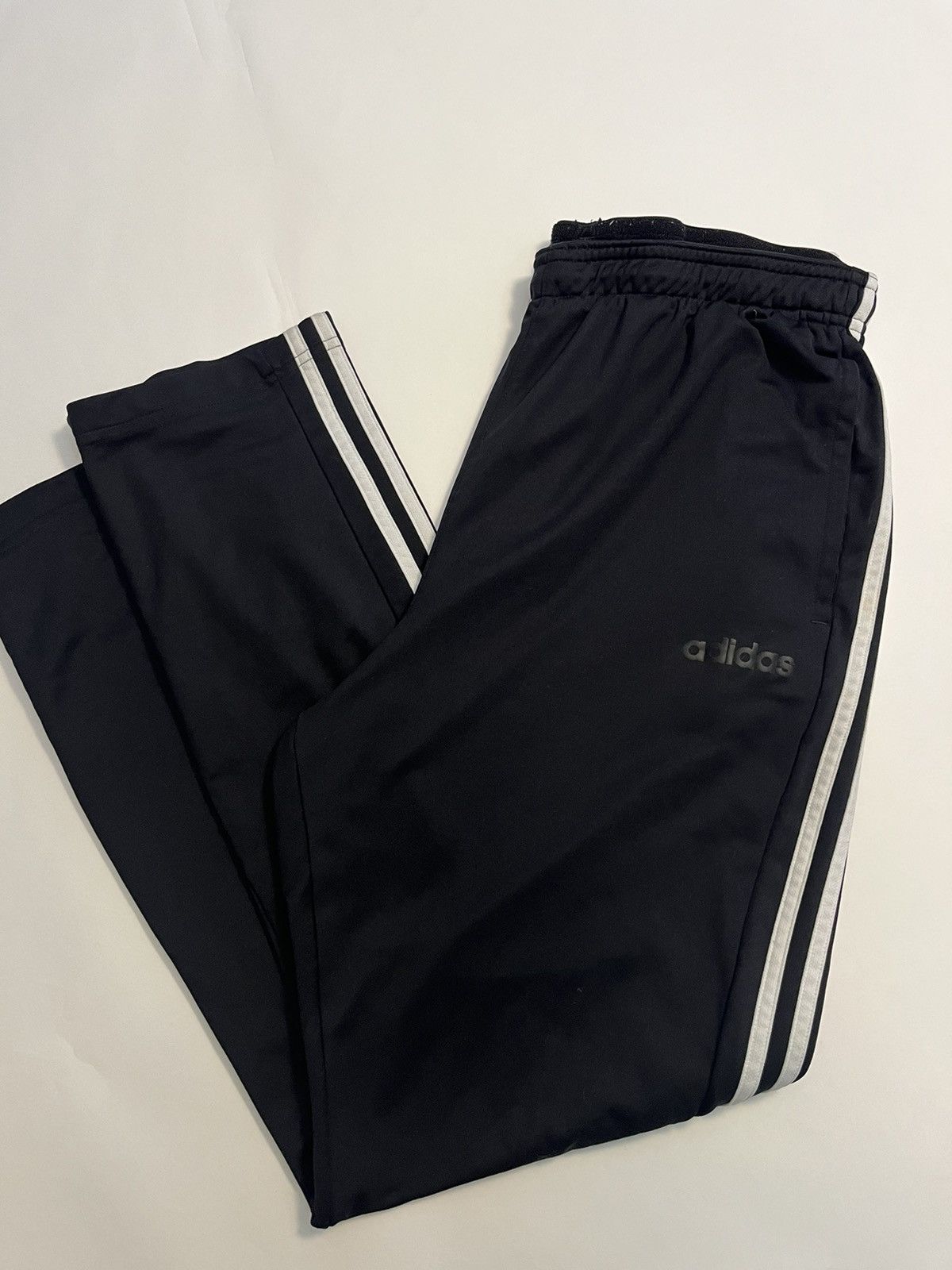 Adidas Adidas Track Sweatpants Large Black Three Stripes Soccer Size US 42 / EU 58 - 1 Thumbnail