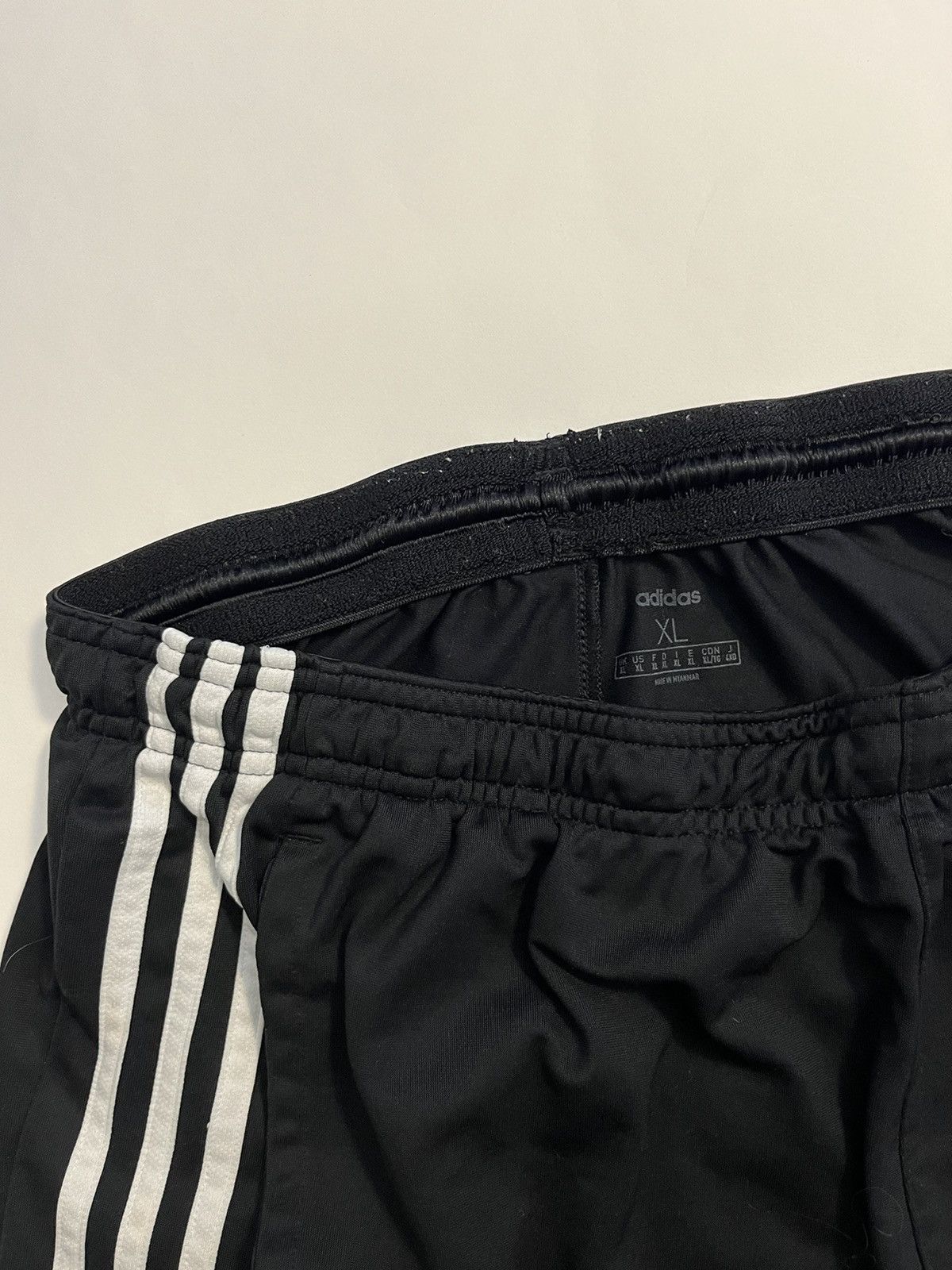 Adidas Adidas Track Sweatpants Large Black Three Stripes Soccer Size US 42 / EU 58 - 4 Thumbnail