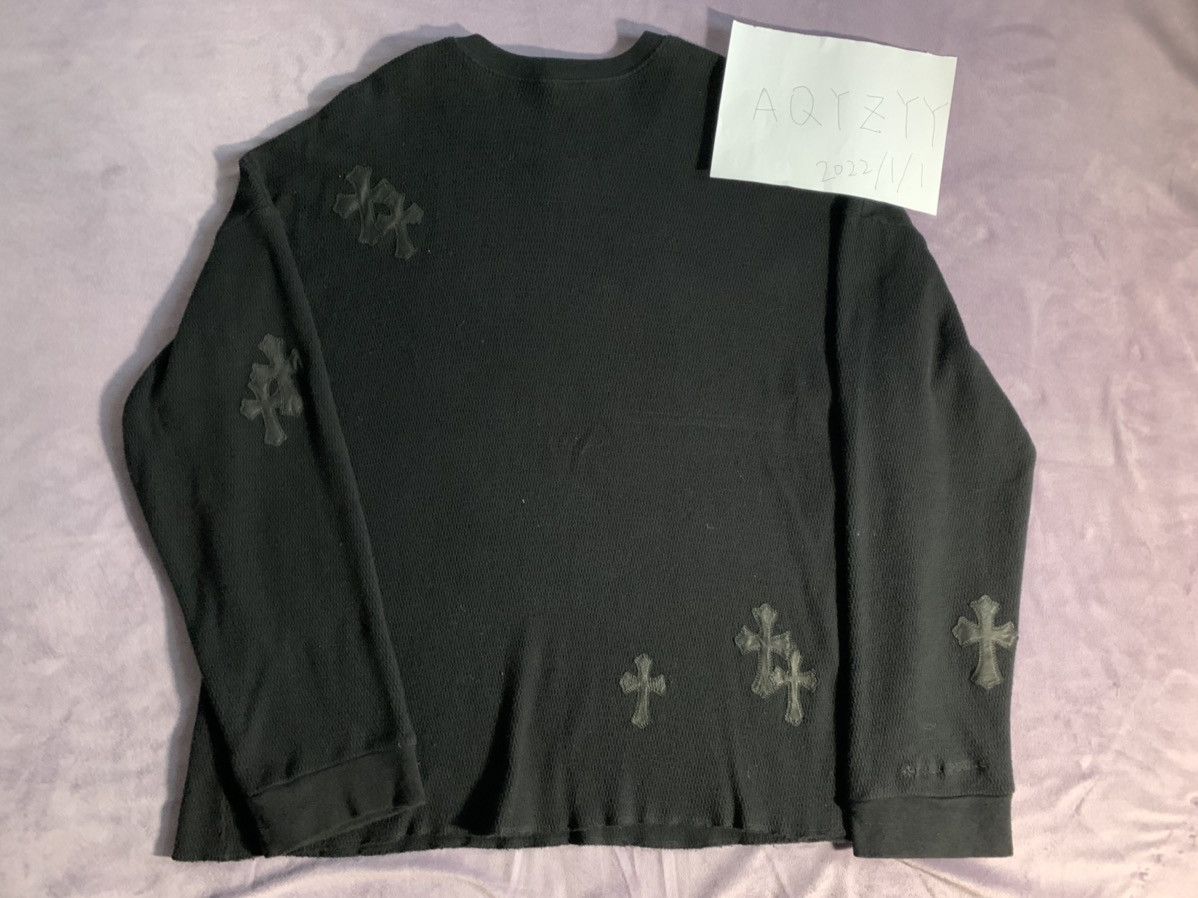 Chrome Hearts chrome hearts leather patch sweater Size US M / EU 48-50 / 2 - 2 Thumbnail