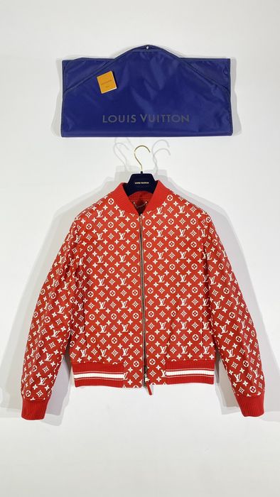 Louis vuitton x sales supreme leather jacket