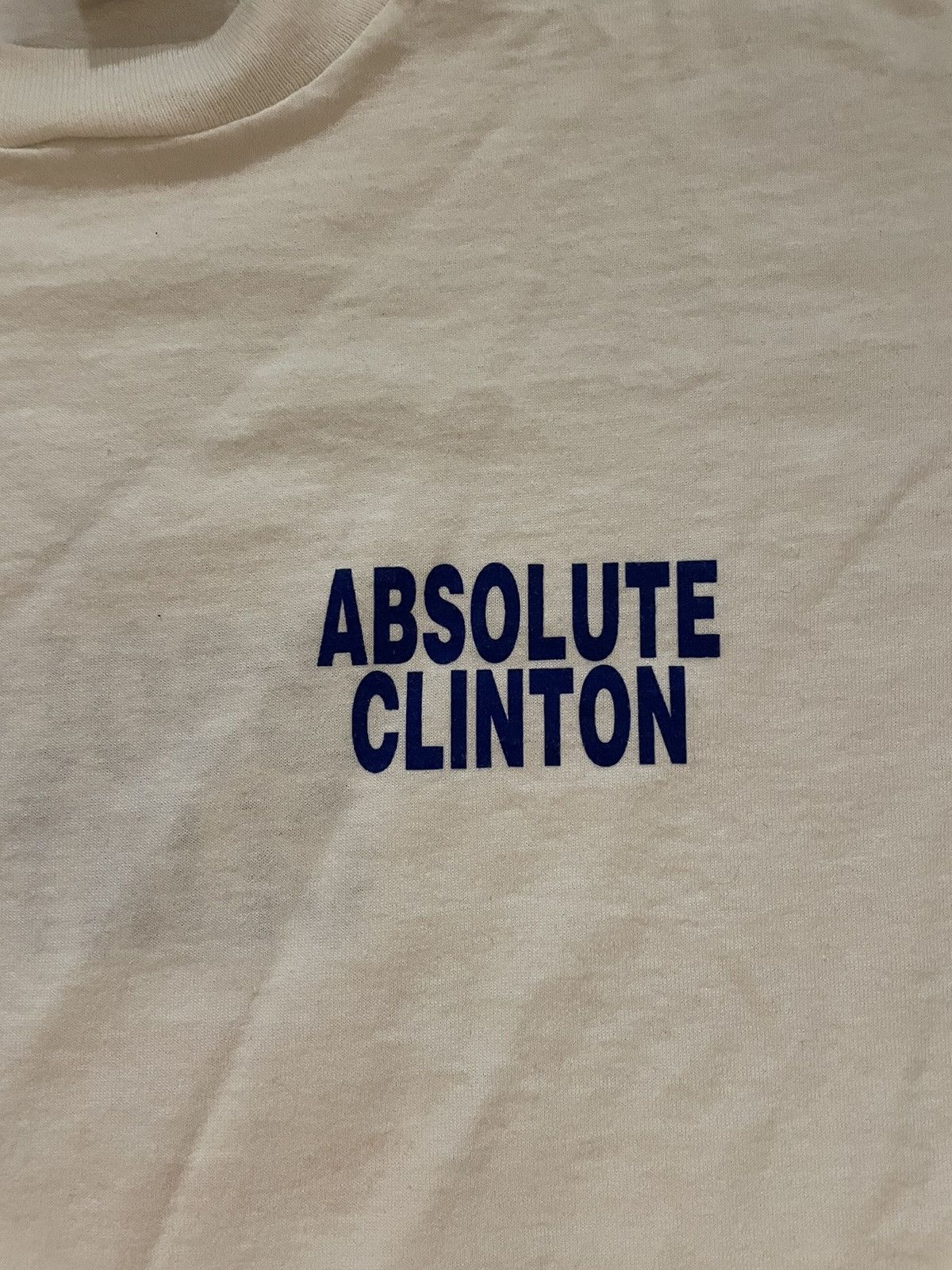 Other Vintage 90s Absolute Clinton Presidential Campaign Tshirt Size US XL / EU 56 / 4 - 2 Thumbnail