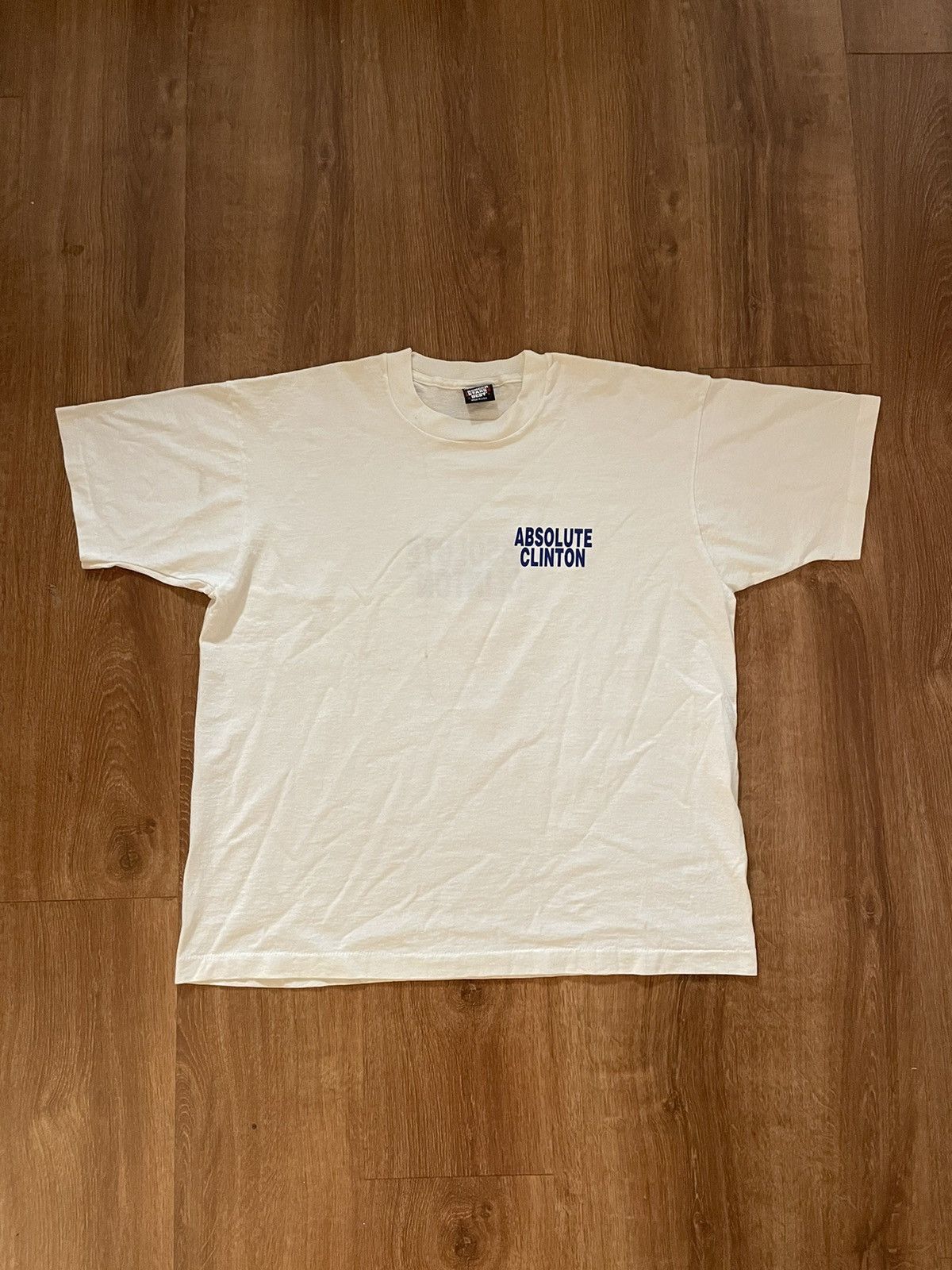 Other Vintage 90s Absolute Clinton Presidential Campaign Tshirt Size US XL / EU 56 / 4 - 1 Thumbnail