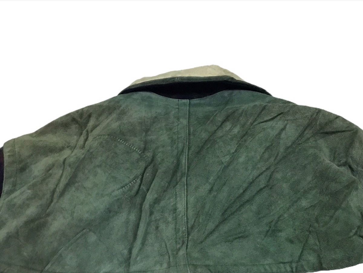 Leather Vintage Tabacci wool leather jacket Size US L / EU 52-54 / 3 - 4 Thumbnail