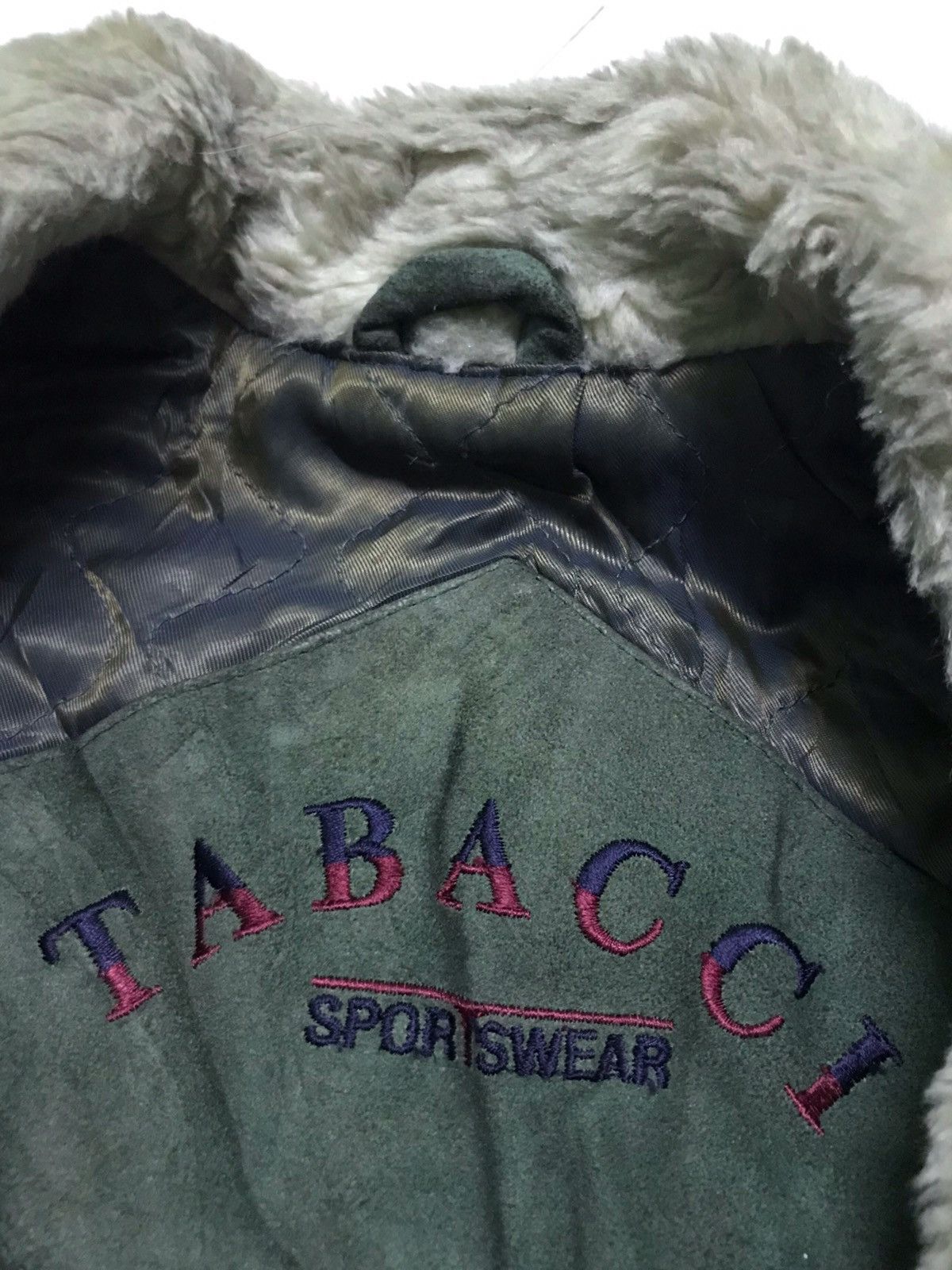 Leather Vintage Tabacci wool leather jacket Size US L / EU 52-54 / 3 - 5 Thumbnail