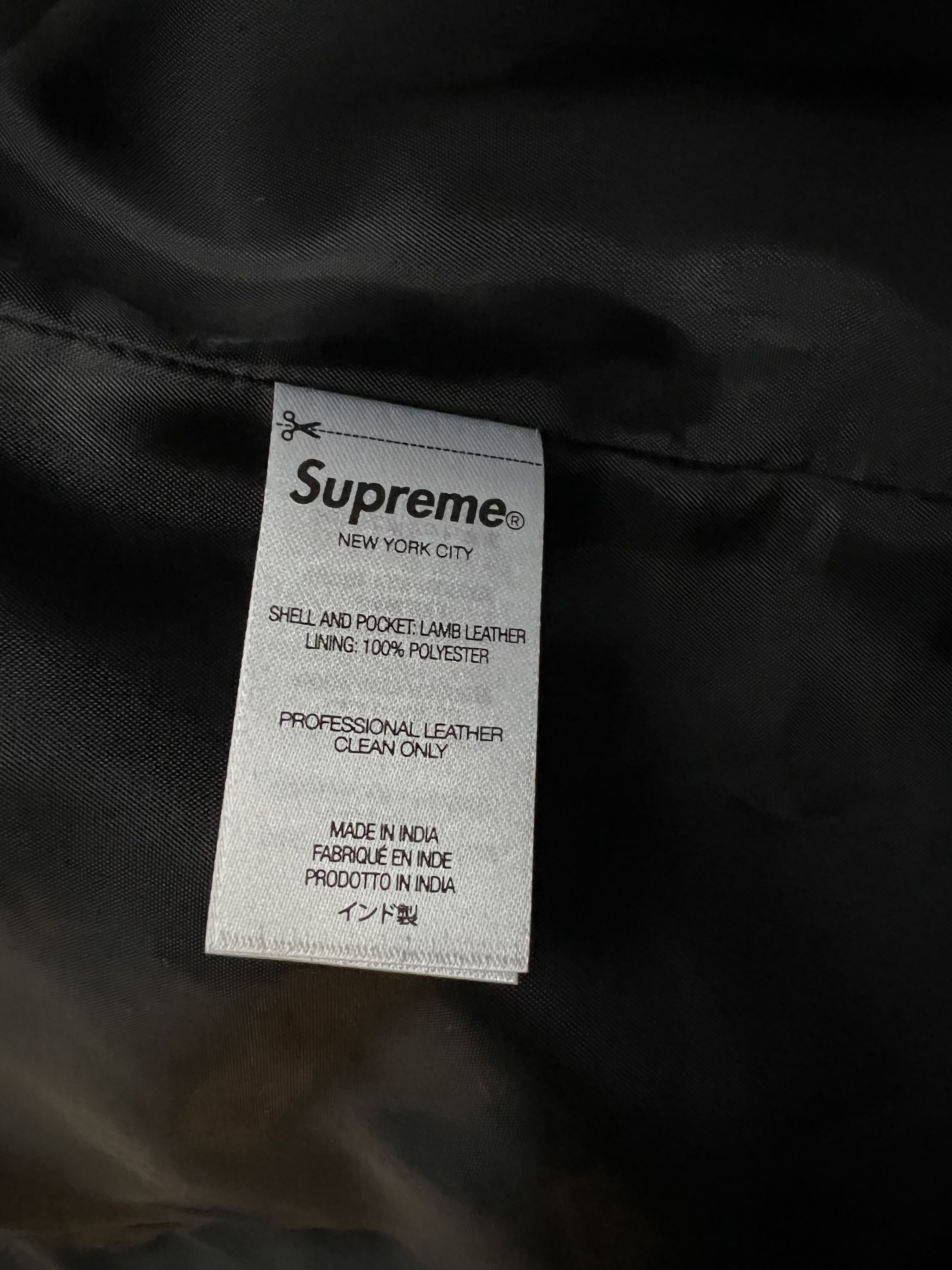 Supreme Supreme Patchwork Leather Cargo Vest Black | Grailed