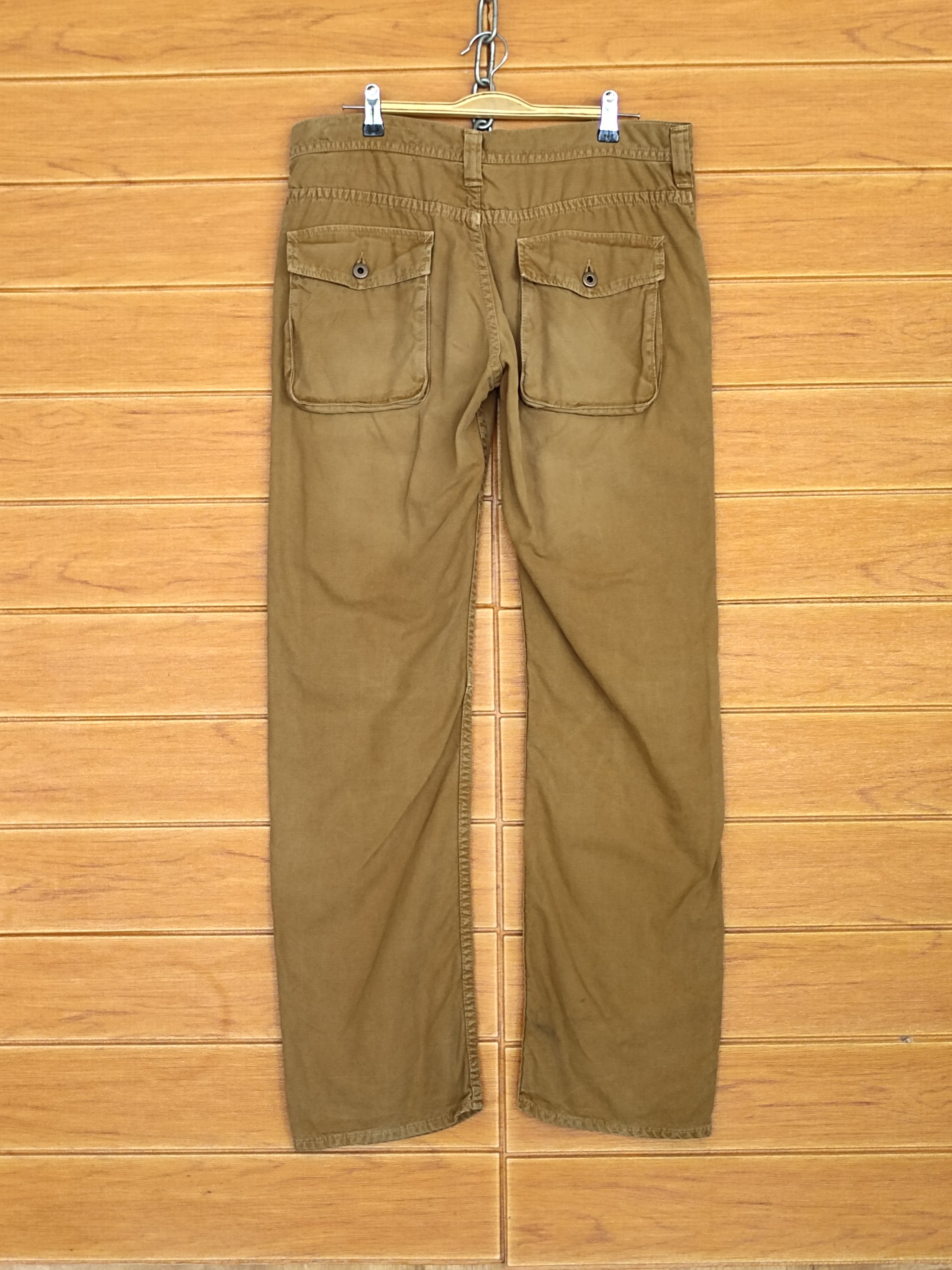 Hysteric Glamour × Undercover STUDIO ECRU Duck Cotton Worker Bush Pants Size US 34 / EU 50 - 9 Thumbnail