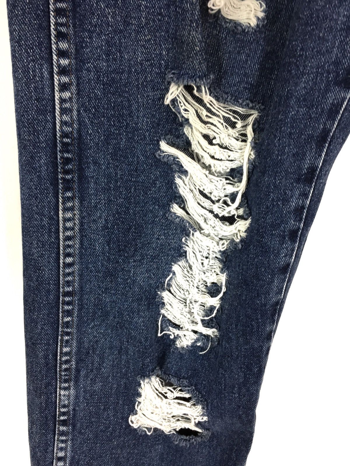 If Six Was Nine Vintage WRANGLER Reconstruct/Rebuild Destroy Denim Jeans Size US 31 - 4 Thumbnail