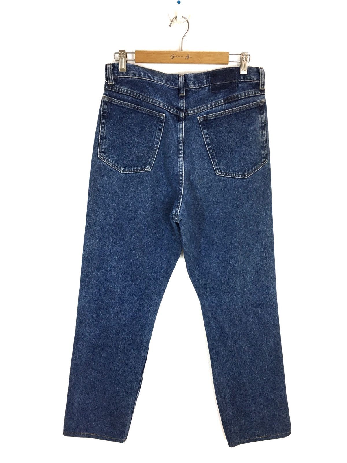 If Six Was Nine Vintage WRANGLER Reconstruct/Rebuild Destroy Denim Jeans Size US 31 - 12 Thumbnail