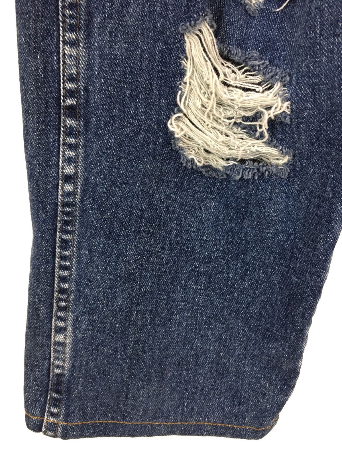 If Six Was Nine Vintage WRANGLER Reconstruct/Rebuild Destroy Denim Jeans Size US 31 - 5 Thumbnail