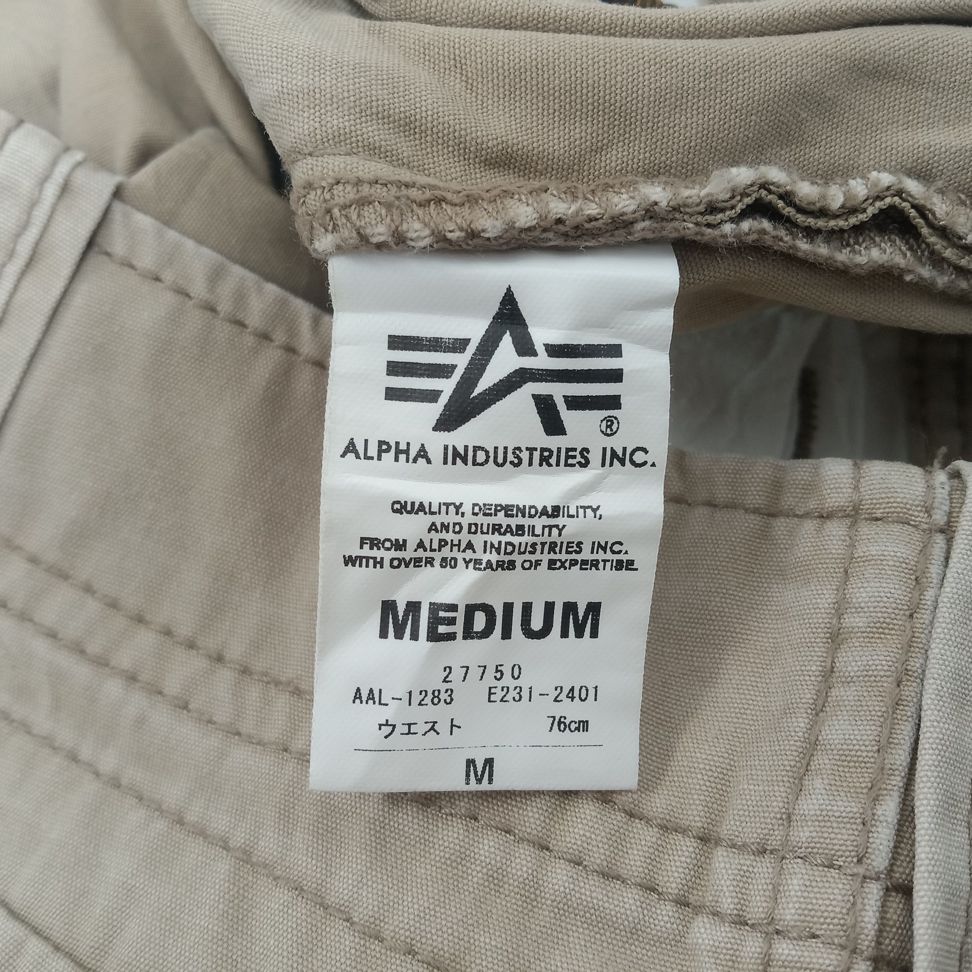 Alpha Industries × Vintage Alpha Industries Cargo Tactical Pocket Trousers Pants Size US 31 - 8 Thumbnail