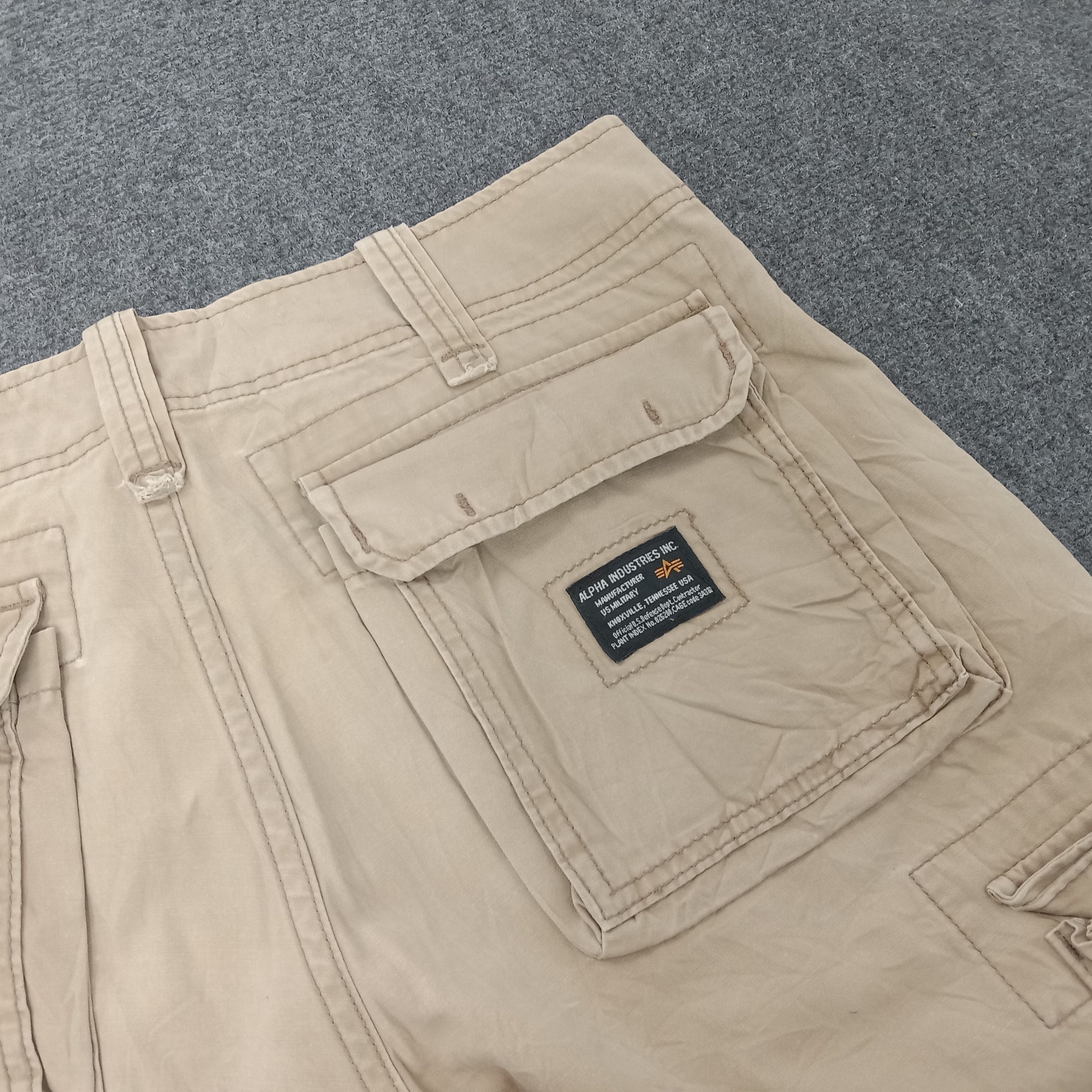 Alpha Industries × Vintage Alpha Industries Cargo Tactical Pocket Trousers Pants Size US 31 - 11 Thumbnail